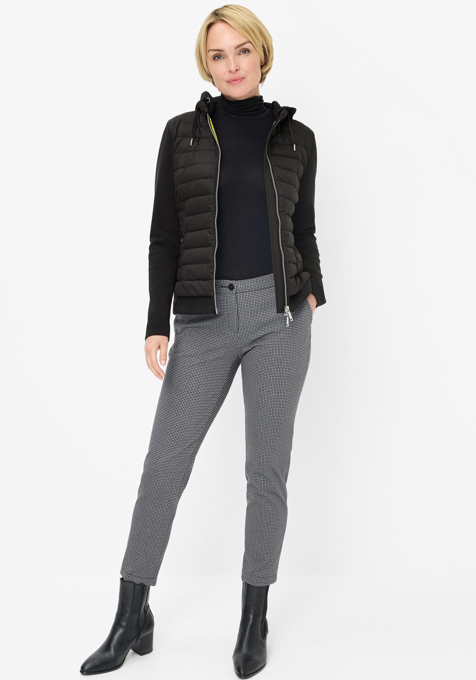 Fuchs Schmitt Steppjacke, mit Kapuze, mit abnehmbarer Kapuze