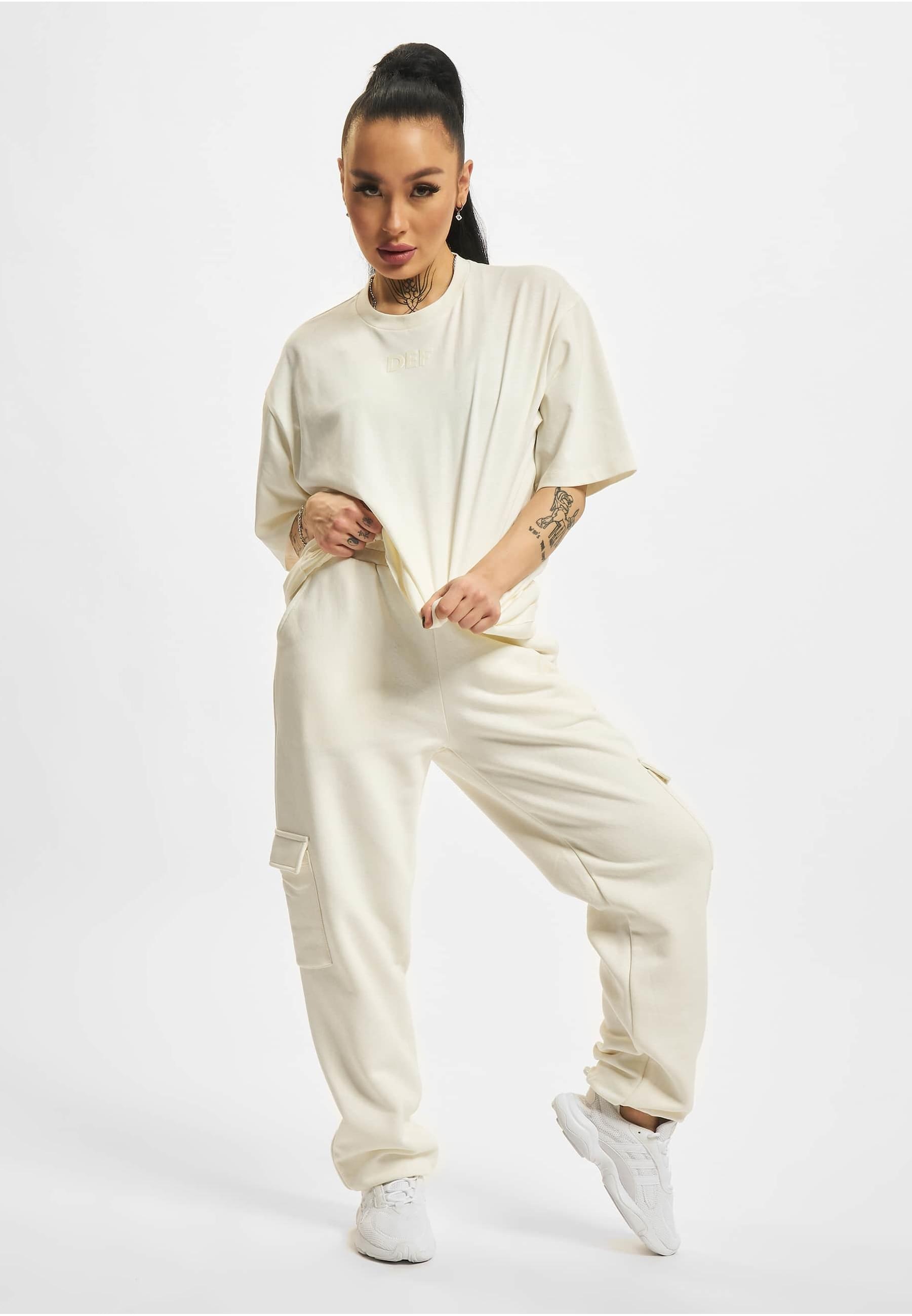 DEF Jogginghose »DEF Damen DEF Sidepockets Jogger«, (1 tlg.)