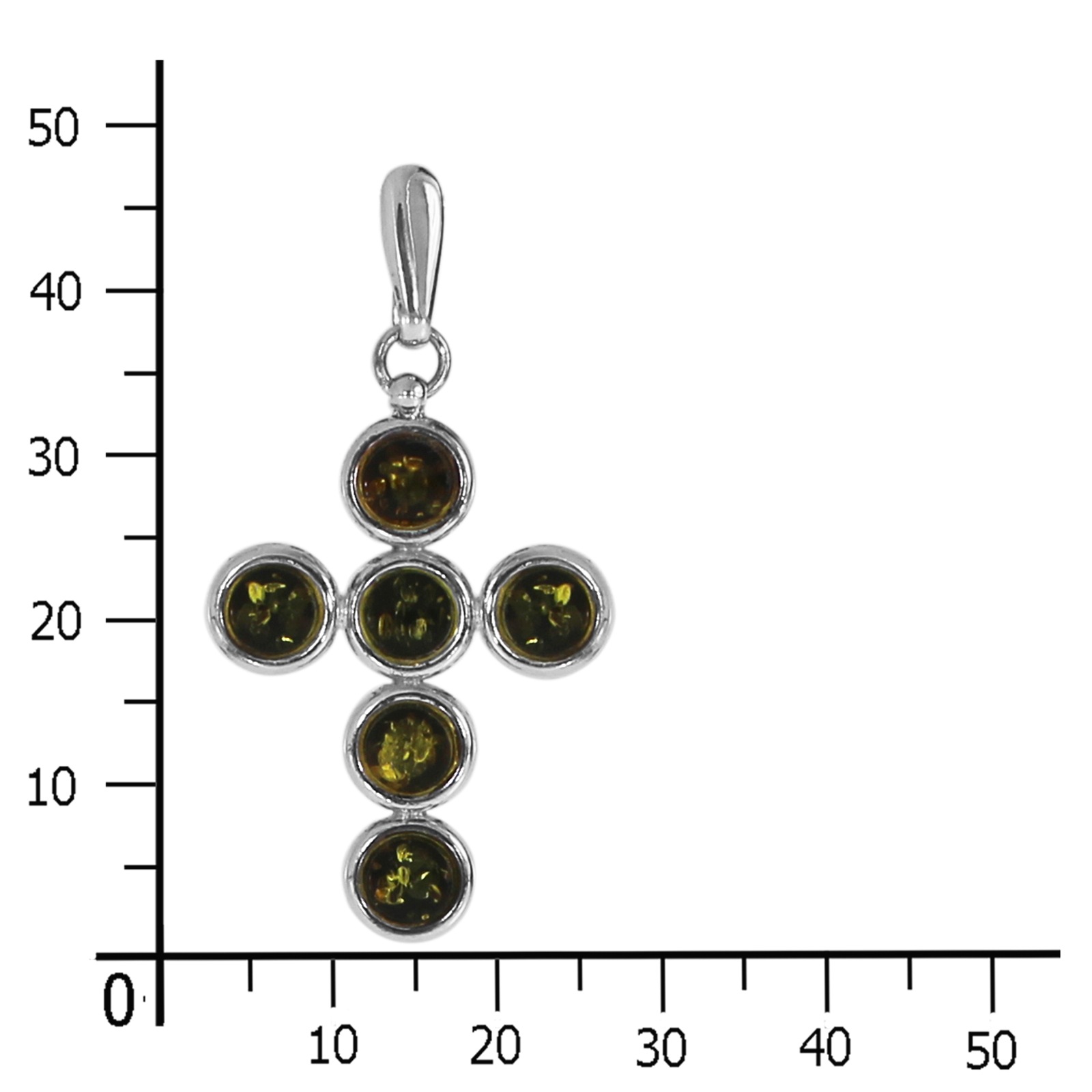OSTSEE-SCHMUCK Kettenanhänger »Ostsee-Schmuck Anhänger Kreuz Anhänger Kreuz«, (1 tlg.)