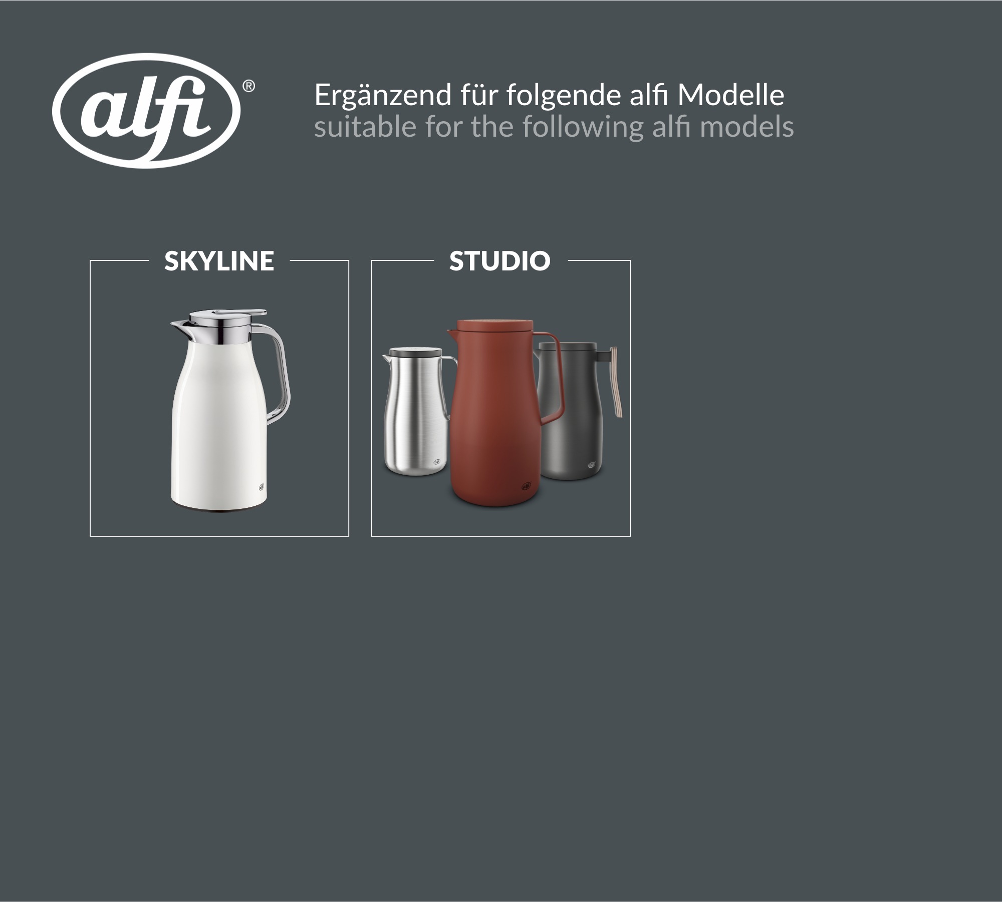 Alfi Teesieb »AROMA TEA Teefilter graphite« mit abnehmbarem Boden und Abtropfschale