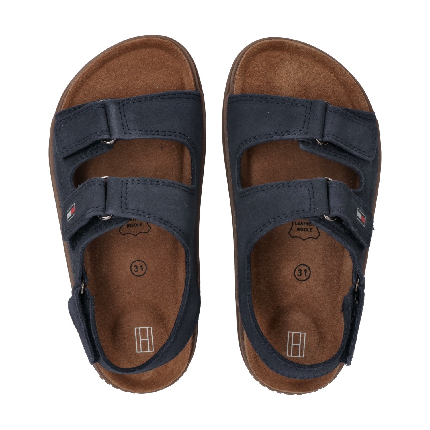 Tommy Hilfiger Girls Barefoot Sandals Blue Size 31 3