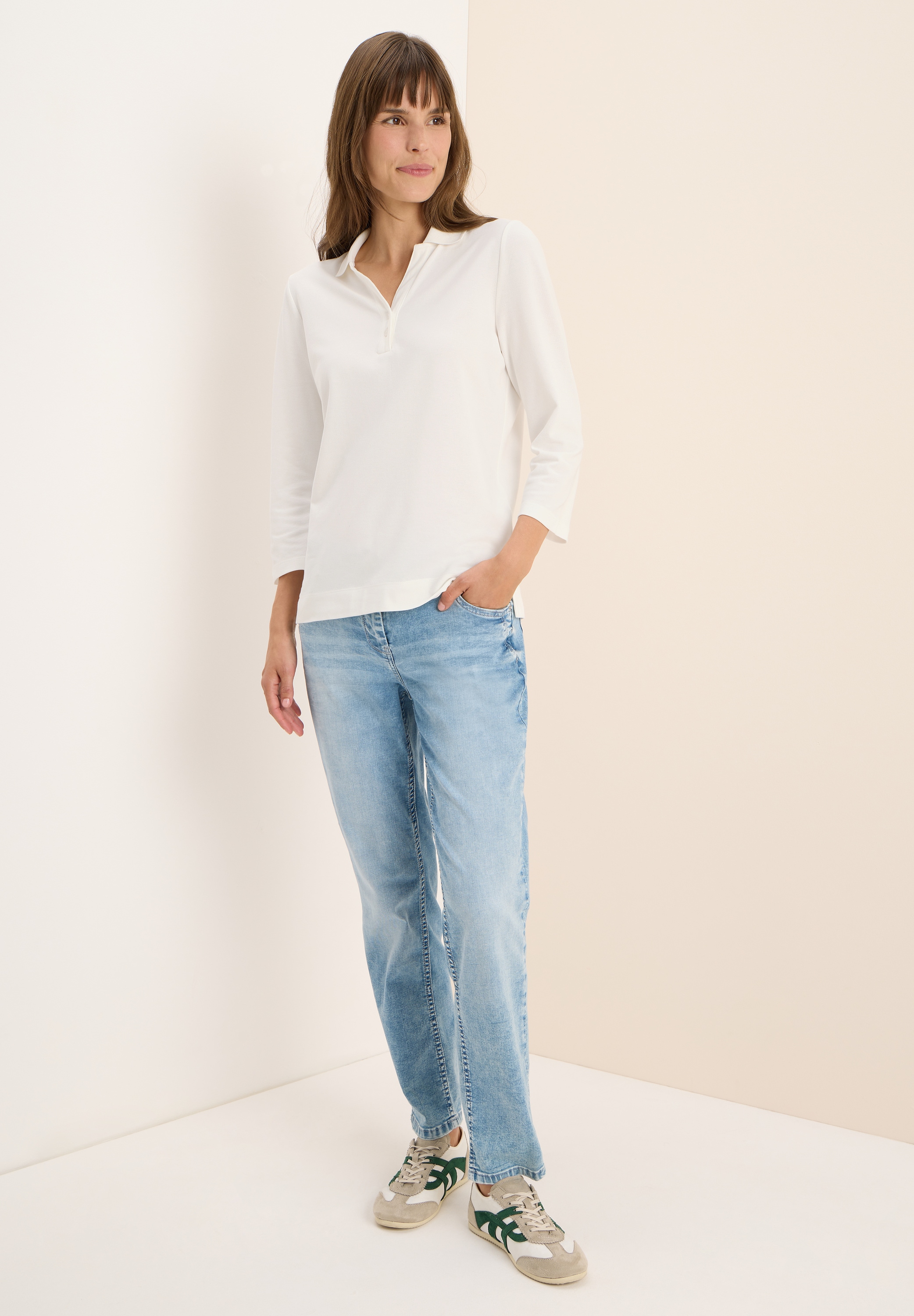 Cecil Poloshirt, in Unifarbe