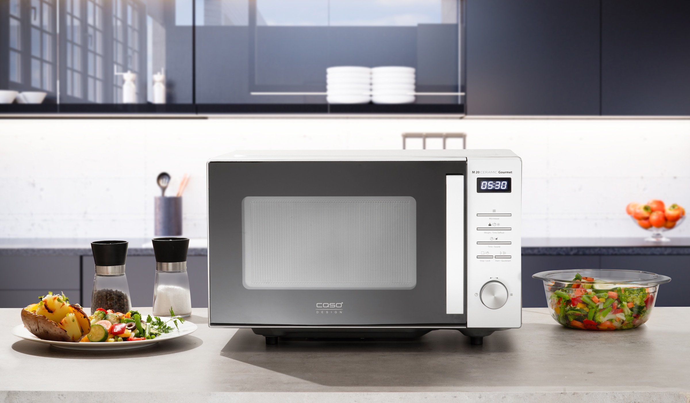 Caso Mikrowelle »CASO M 20 Ceramic Gourmet«, Mikrowelle, 700 W
