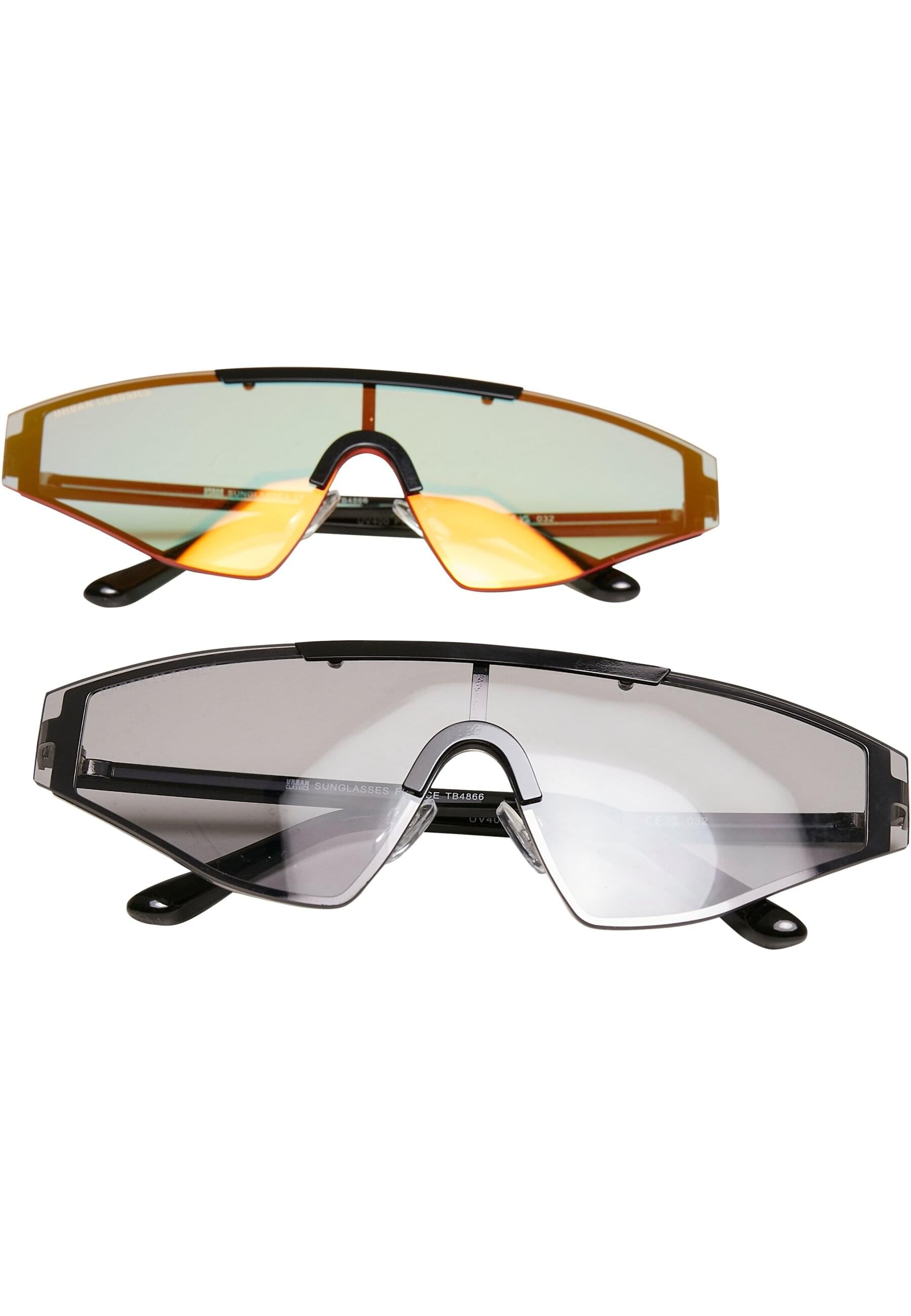 URBAN CLASSICS Sonnenbrille "Urban Classics Unisex Sunglasses France 2-Pack"