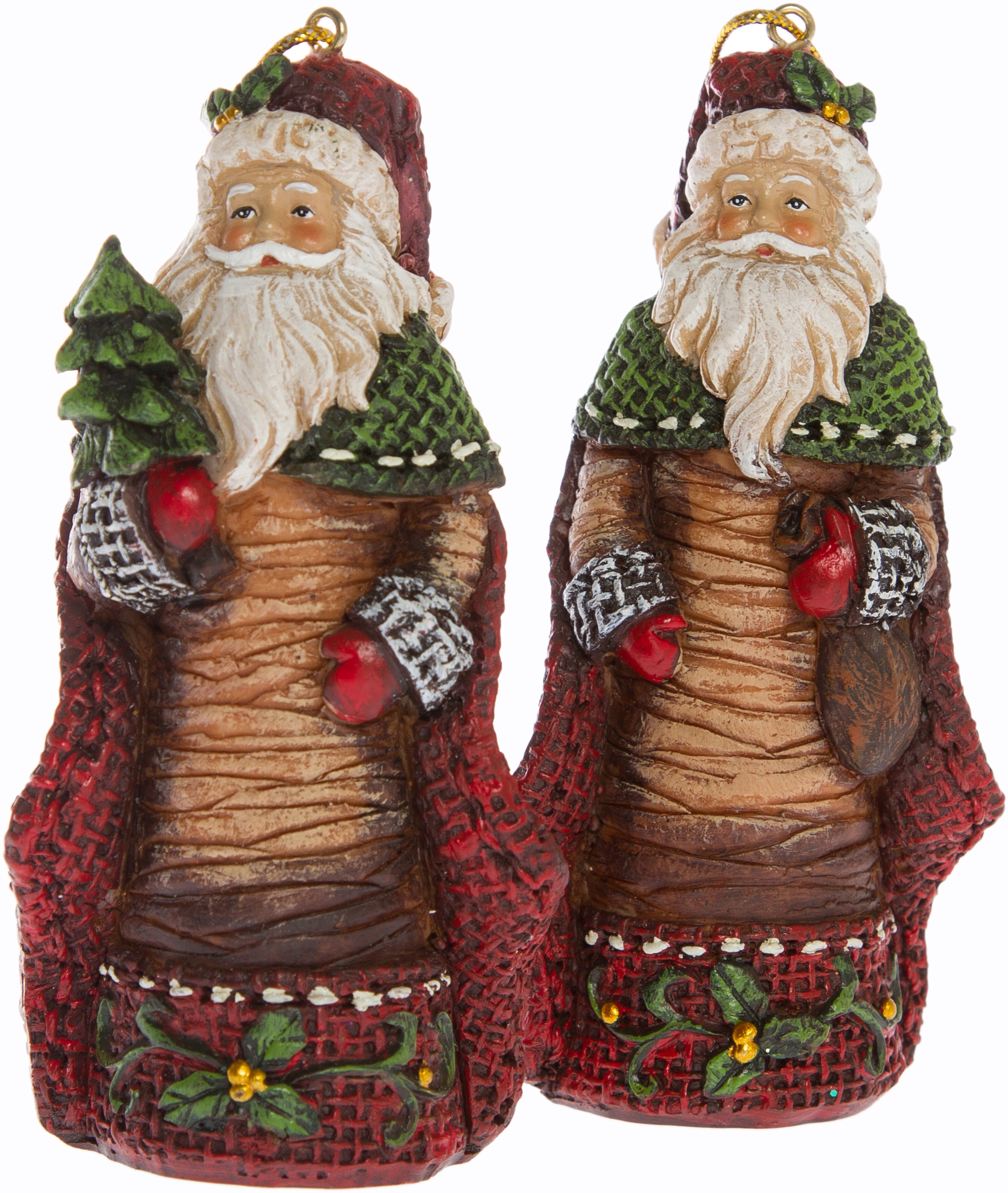 Myflair Möbel & Accessoires Weihnachtsmann "Weihnachtsdeko rot", Baumschmuck zum Aufhängen, Höhe ca. 10 cm