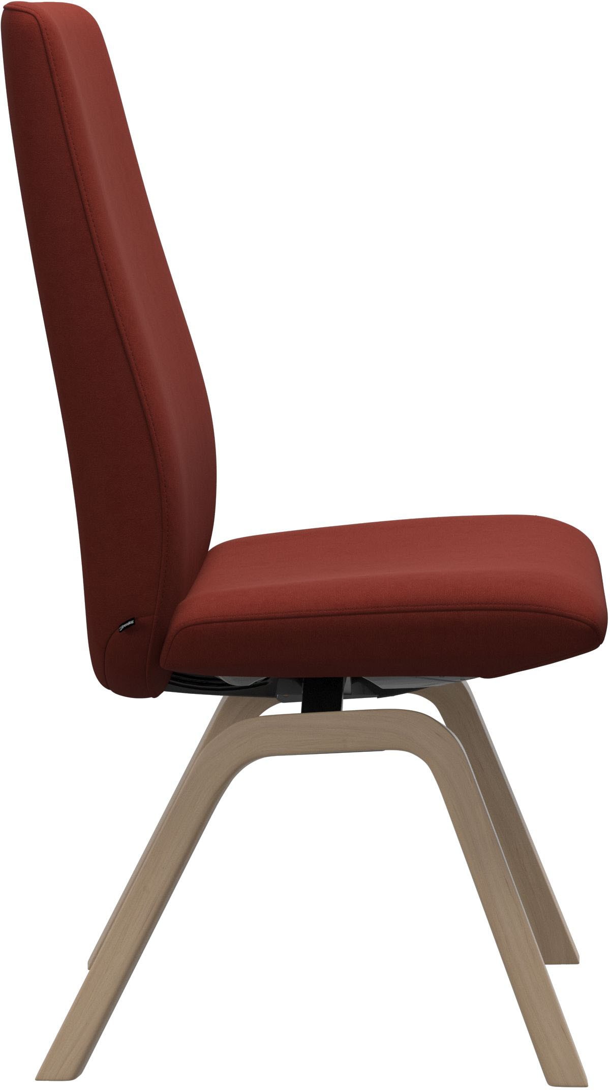 Stressless® Polsterstuhl »Laurel«, Microfaser DINAMICA, High Back, Größe L, mit schräggestellten Beinen in Eiche natur