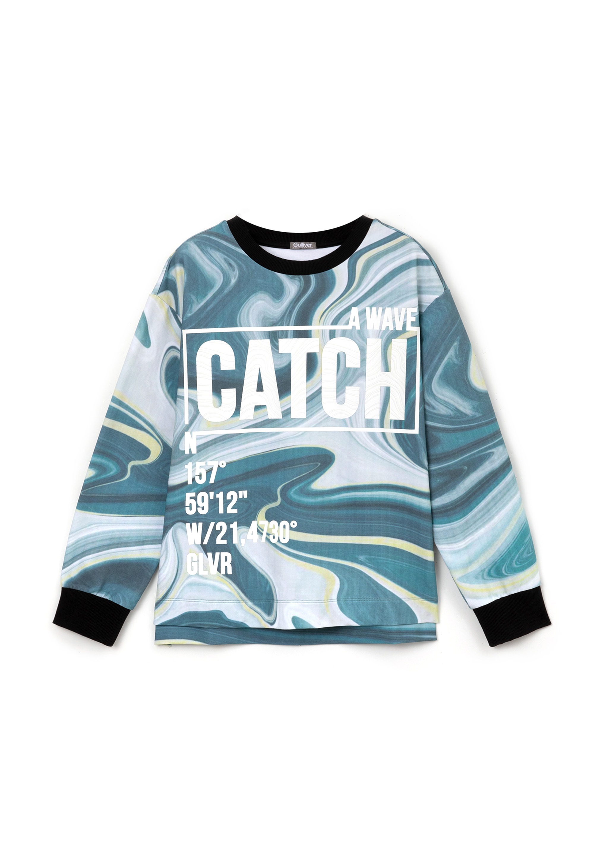 Gulliver Sweatshirt, mit coolem ▷ bestellen | Allover-Print BAUR