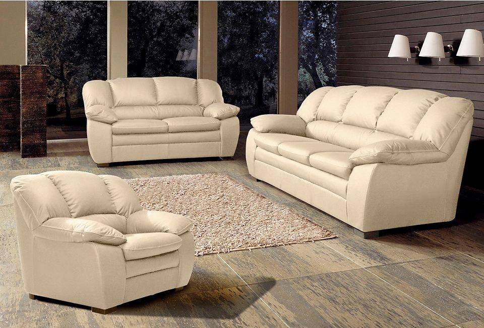 COTTA Polstergarnitur »Casino«, (Set, 3 tlg.), Set bestehend aus: Sessel, 2-Sitzer & 2,5-Sitzer