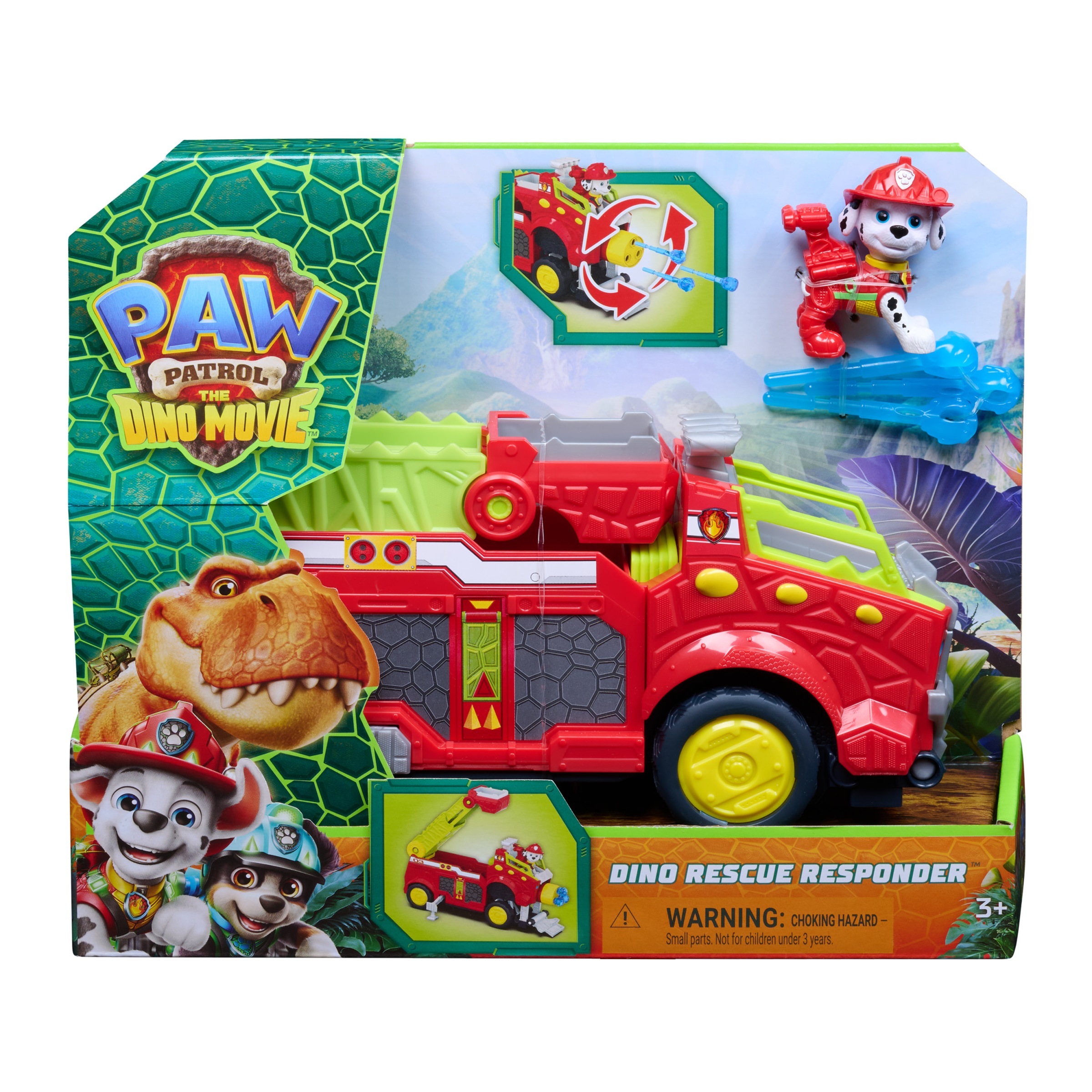 Spin Master Spielzeug-Auto »PAW Patrol: Der Dino Film, Marshalls Dino-Rettungs-Feuerwehrauto«