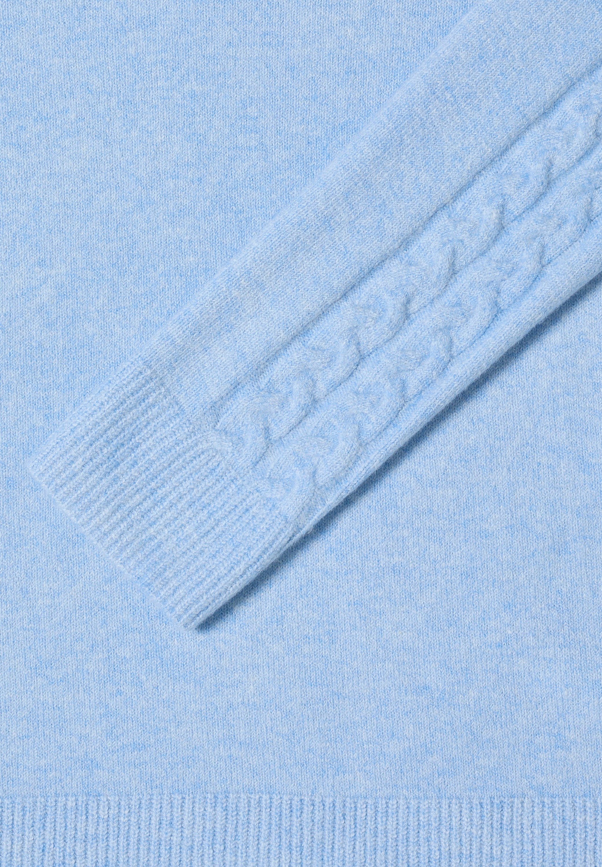 STREET ONE Strickpullover, mit Strick-Detail