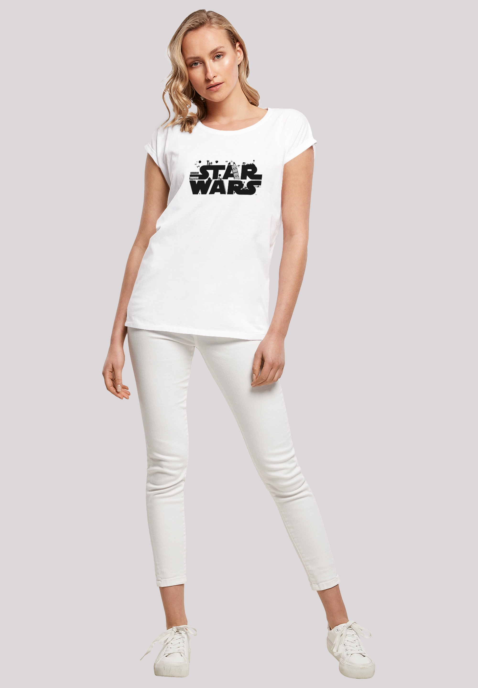 F4NT4STIC T-Shirt »Star Wars Minimalist Logo«, Print