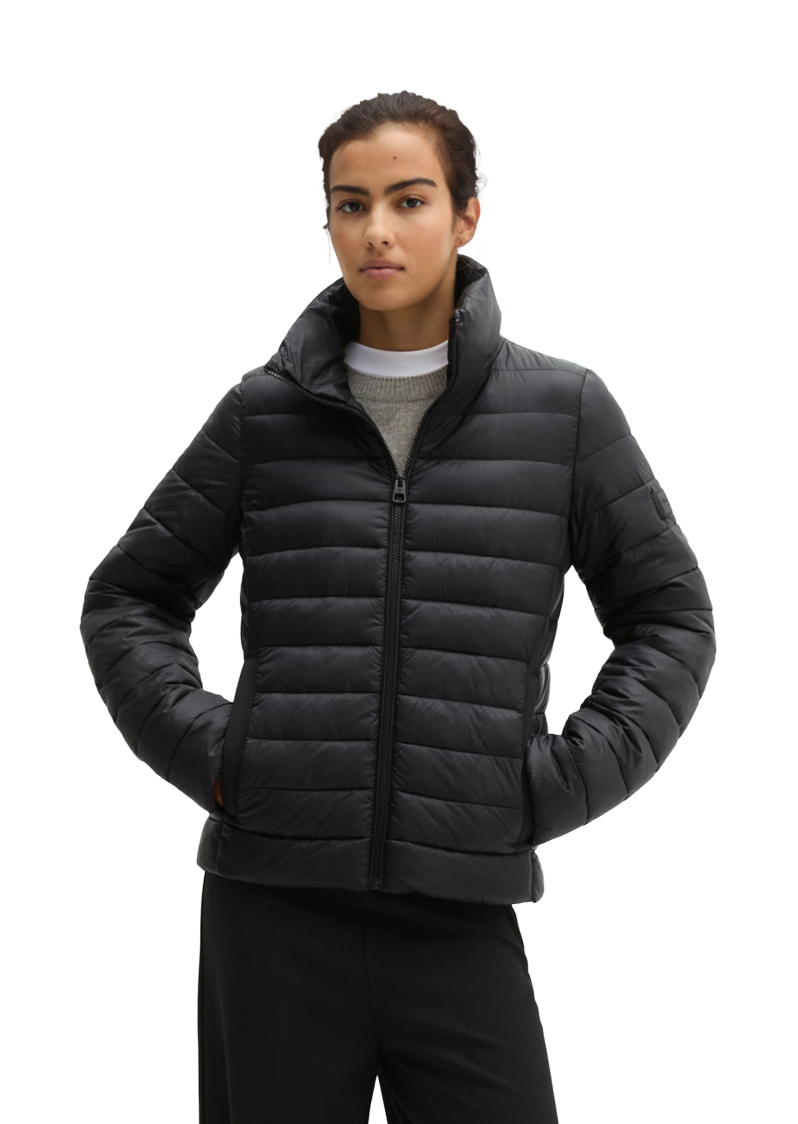 Marc O'Polo Outdoorjacke »mit recycelten Materialien« ohne Kapuze