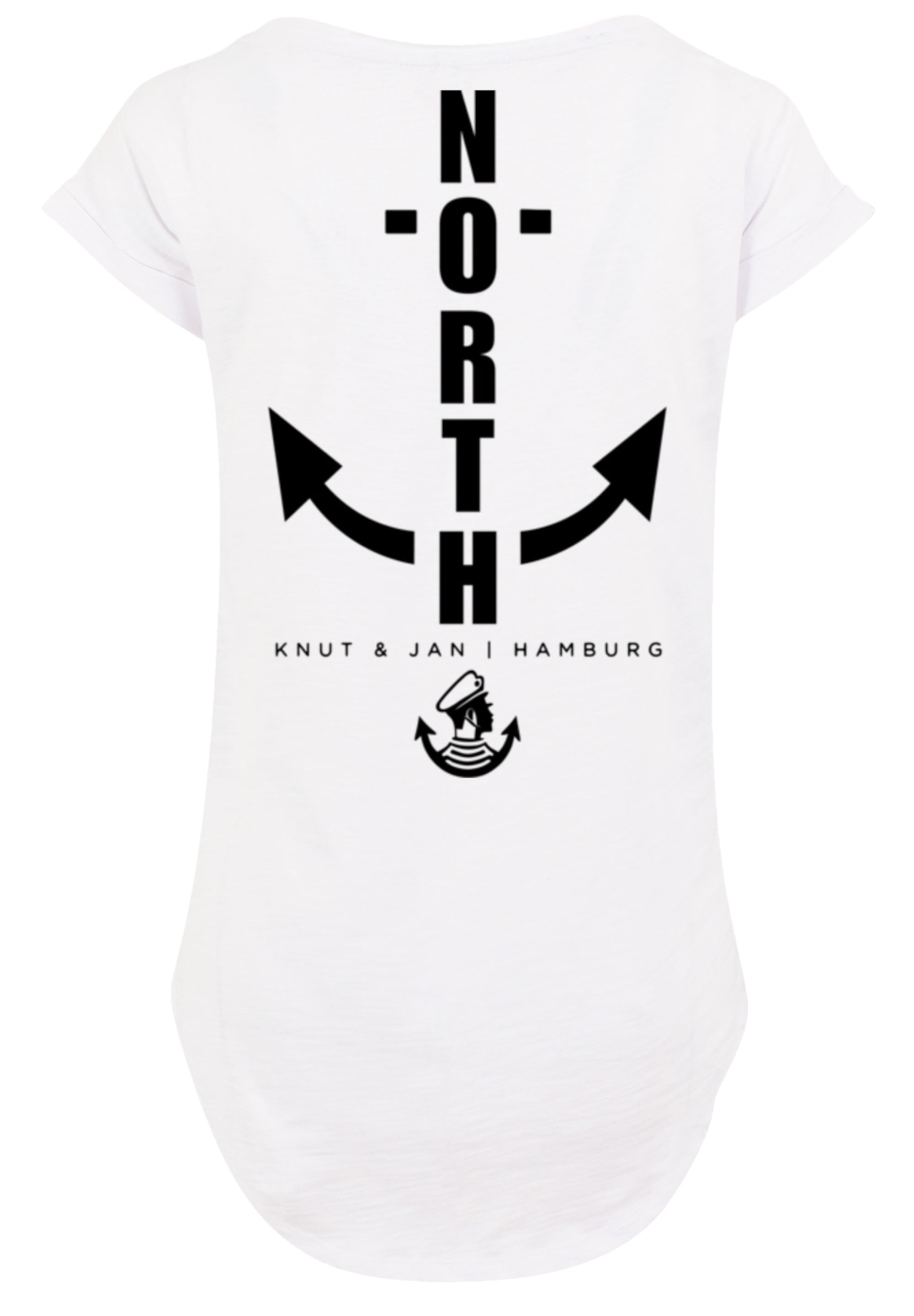 F4NT4STIC T-Shirt »North Anchor Knut & Jan Hamburg«, Print