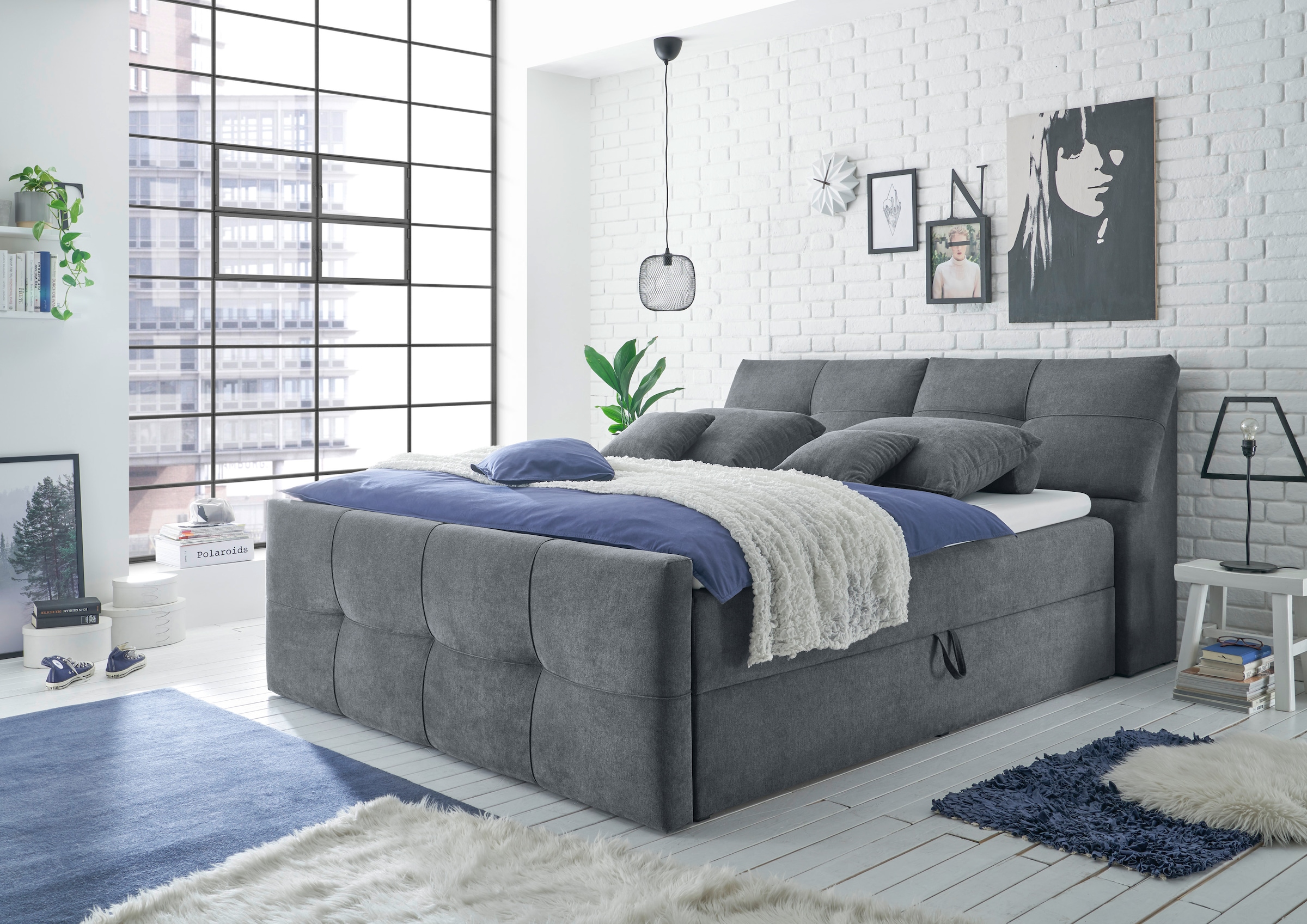 ED EXCITING DESIGN Boxbett "Redmond" 5 Stk. tlg. inkl. Zwei Bettkästen, Sta günstig online kaufen