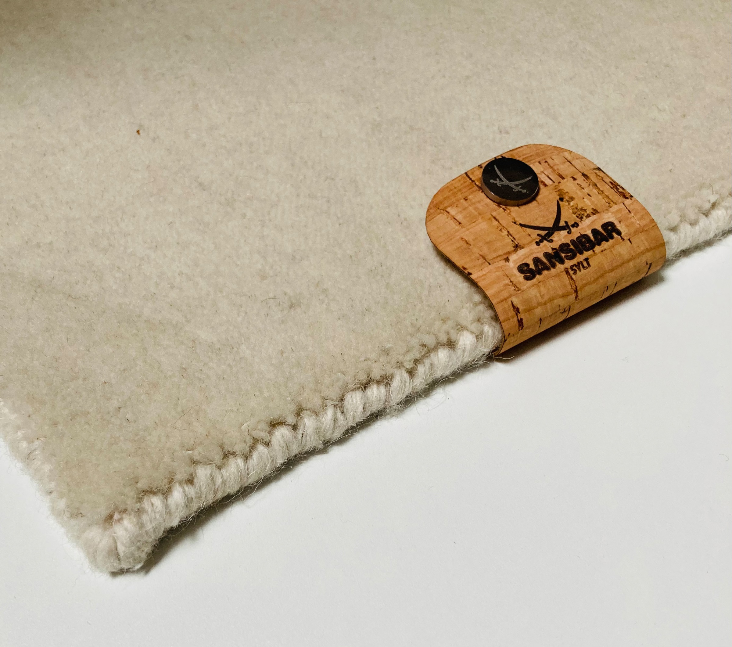 Sansibar Wollteppich »List« rechteckig 13 mm Höhe Kurzflor, Handweb Teppich, meliert, reine Wolle, handgewebt