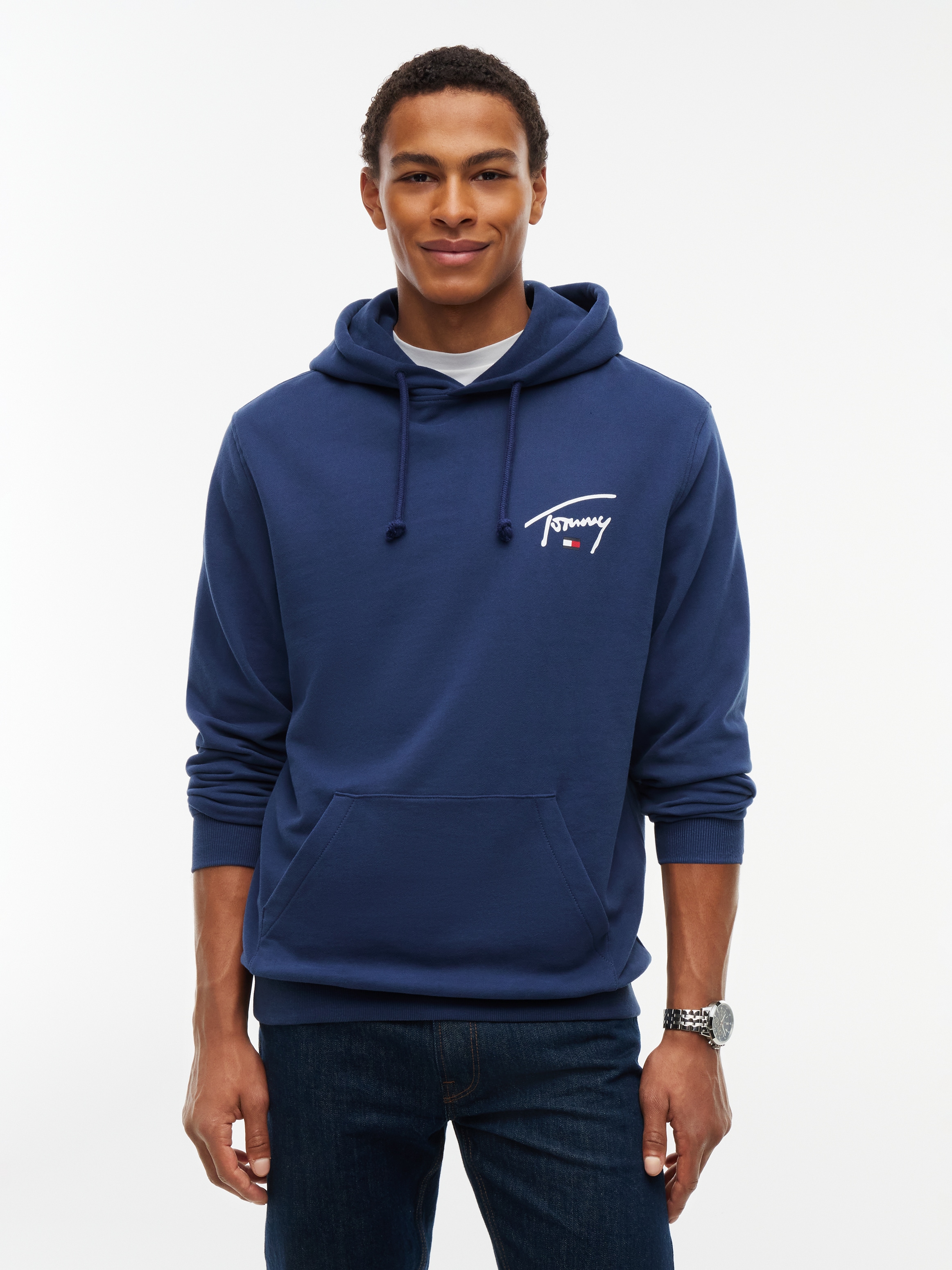 Tommy Jeans "REGULAR ENTRY SIGNATURE HOOD", Regular fit mit Kapuze