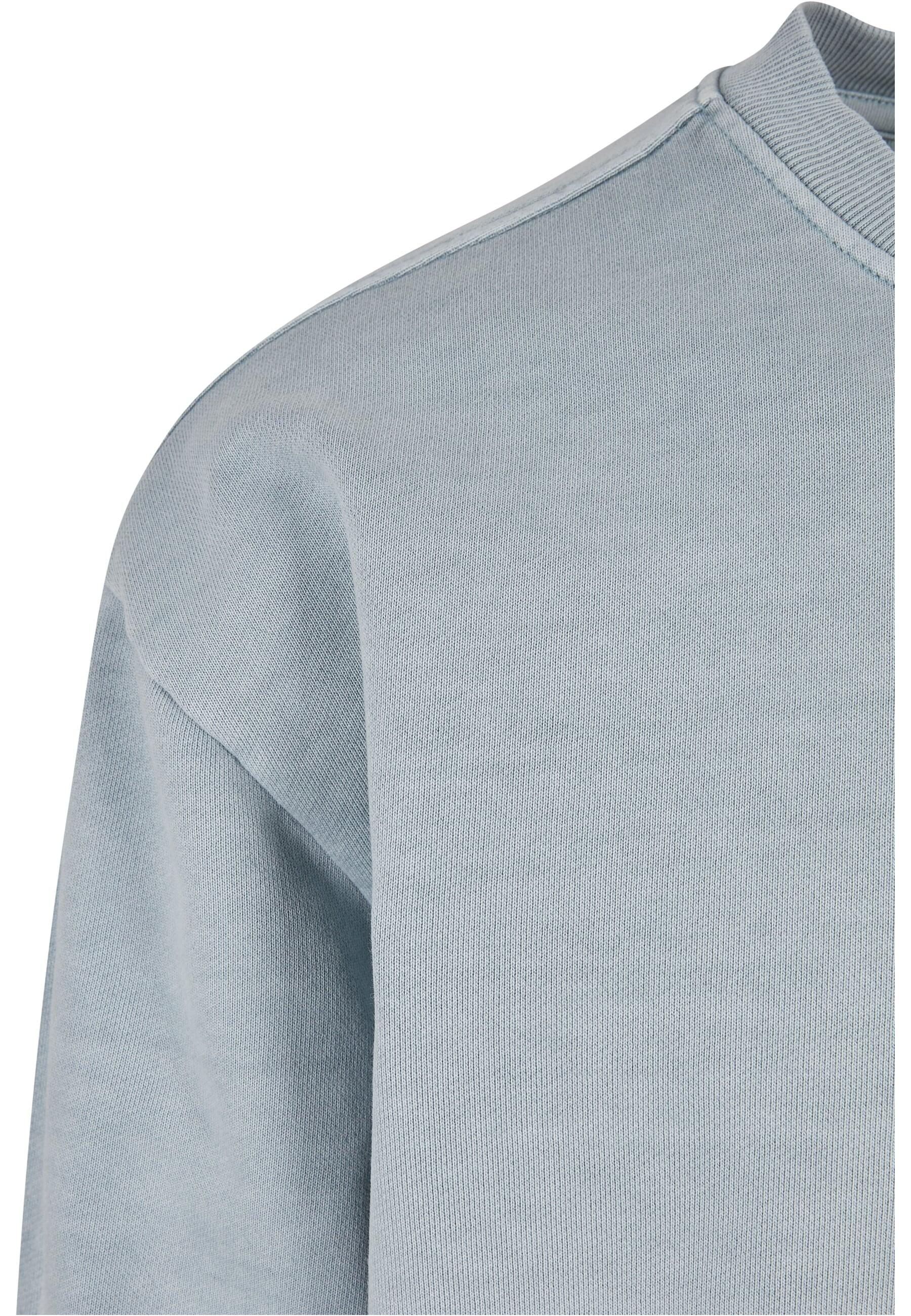 URBAN CLASSICS Rundhalspullover »Urban Classics Herren Heavy Terry Garment Dye Crew«, (1 tlg.)