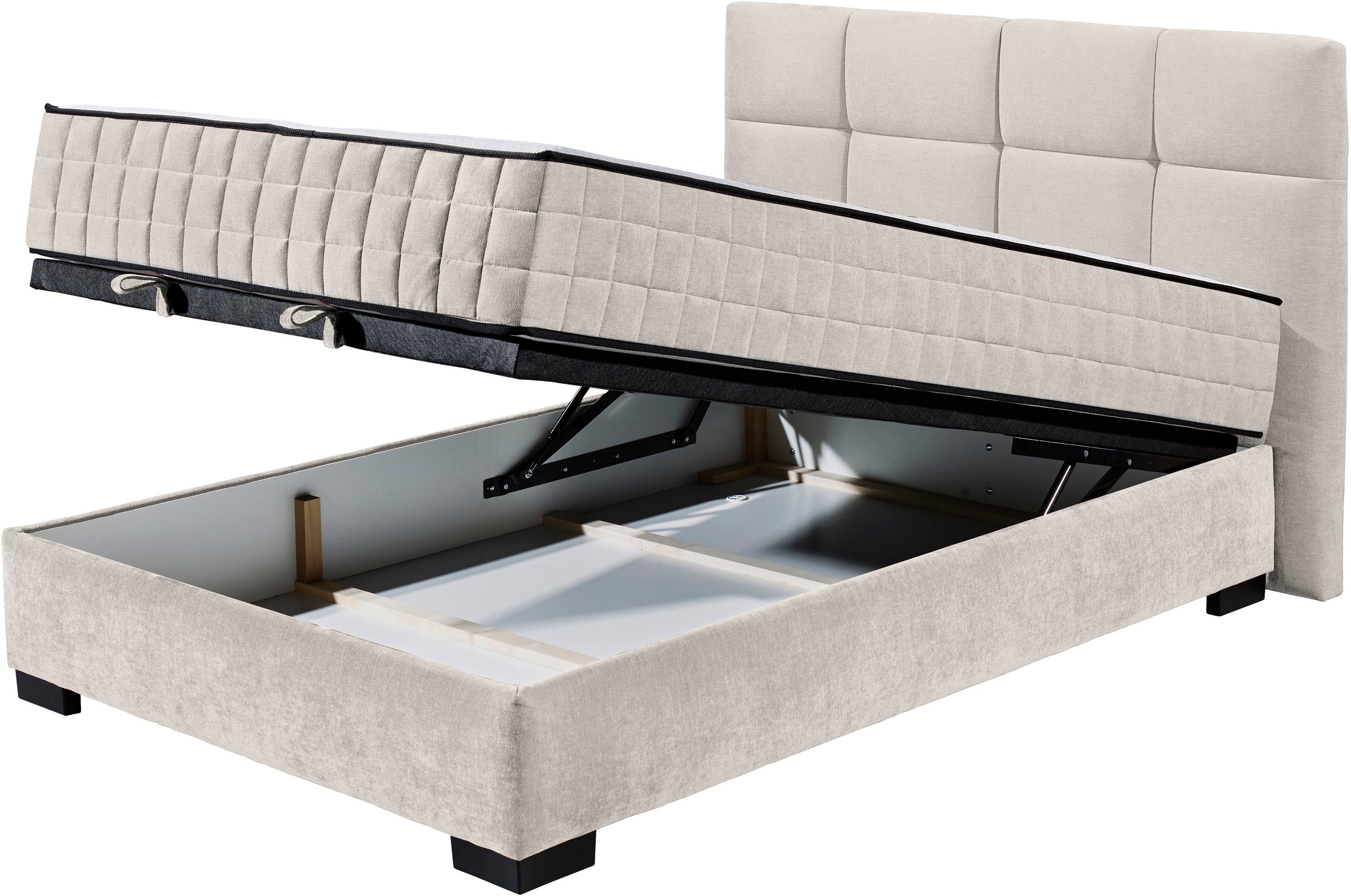 ED EXCITING DESIGN Boxbett »Nagol«, mit Bettkasten, mit Wendematratze, erhältlich in verschiedenen Breiten