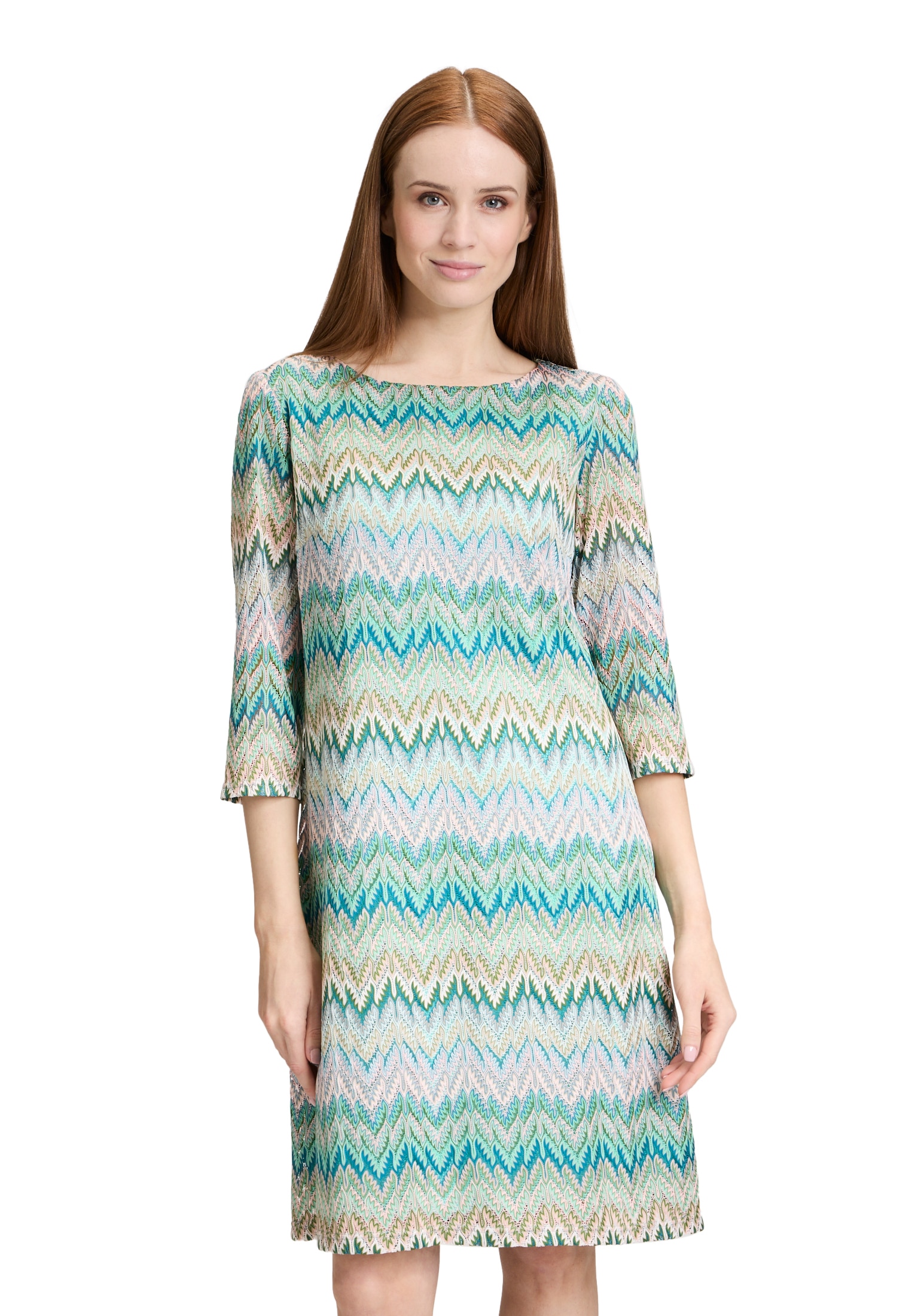 Betty Barclay Etuikleid "Betty Barclay Damen Etuikleid mit 3/4 Arm", Muster günstig online kaufen
