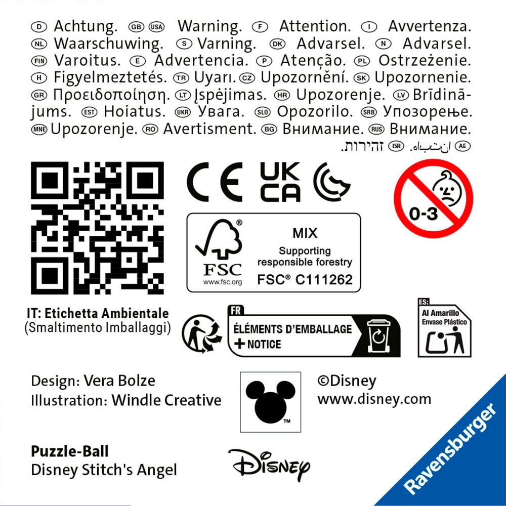 Ravensburger Puzzleball »Disney Angel«, Made in Europe