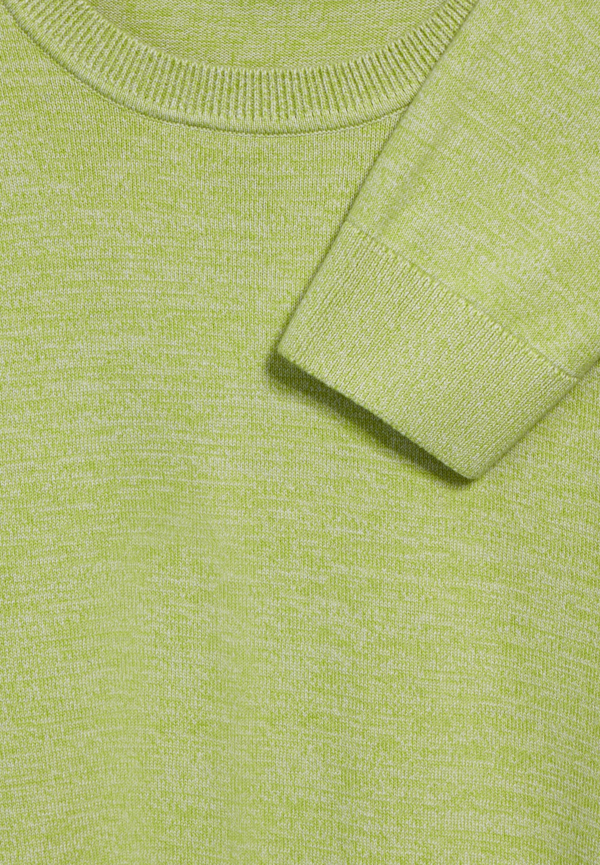 STREET ONE MEN Strickpullover, mit Rundhalsausschnitt