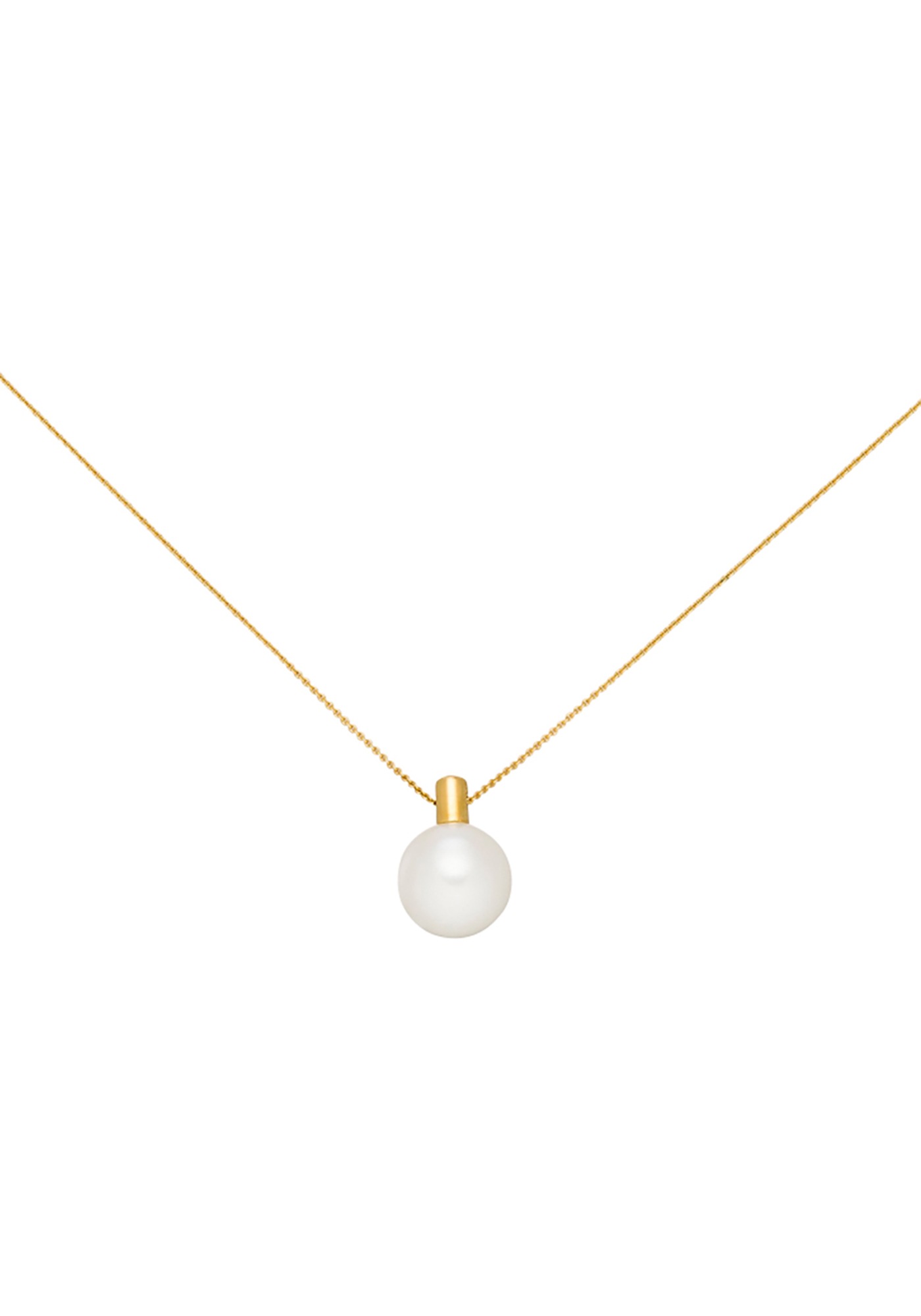 JOBO Kette mit Anhänger »Süßwasser-Zuchtperle« 18 Karat 750 Gold 45 cm