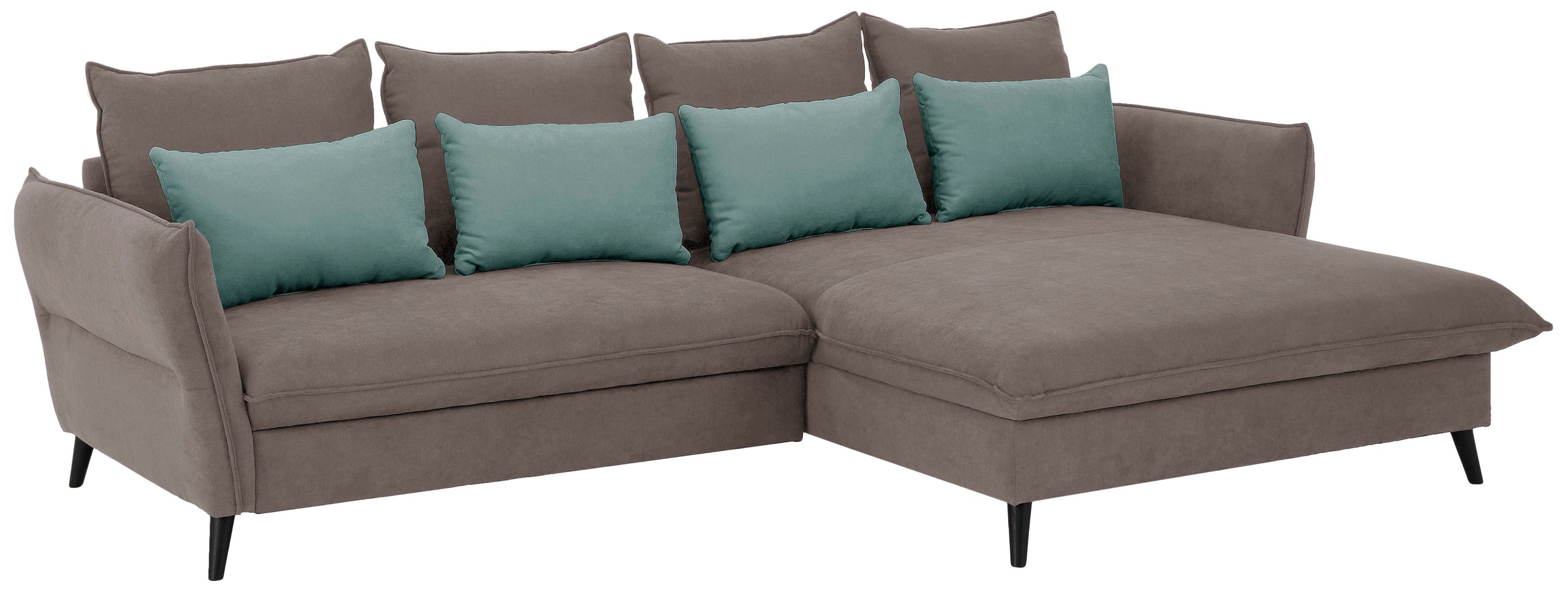Home affaire Ecksofa »Tirano, L-Form«, wahlweise mit Bettfunktion und Bettkasten