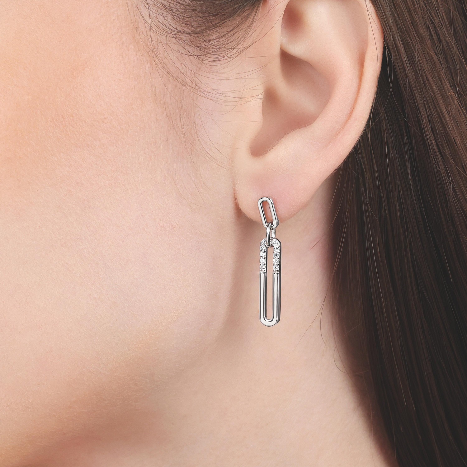 TOM TAILOR Paar Ohrhänger »Schmuck Geschenk Silber 925« mit Zirkonia (synth.)