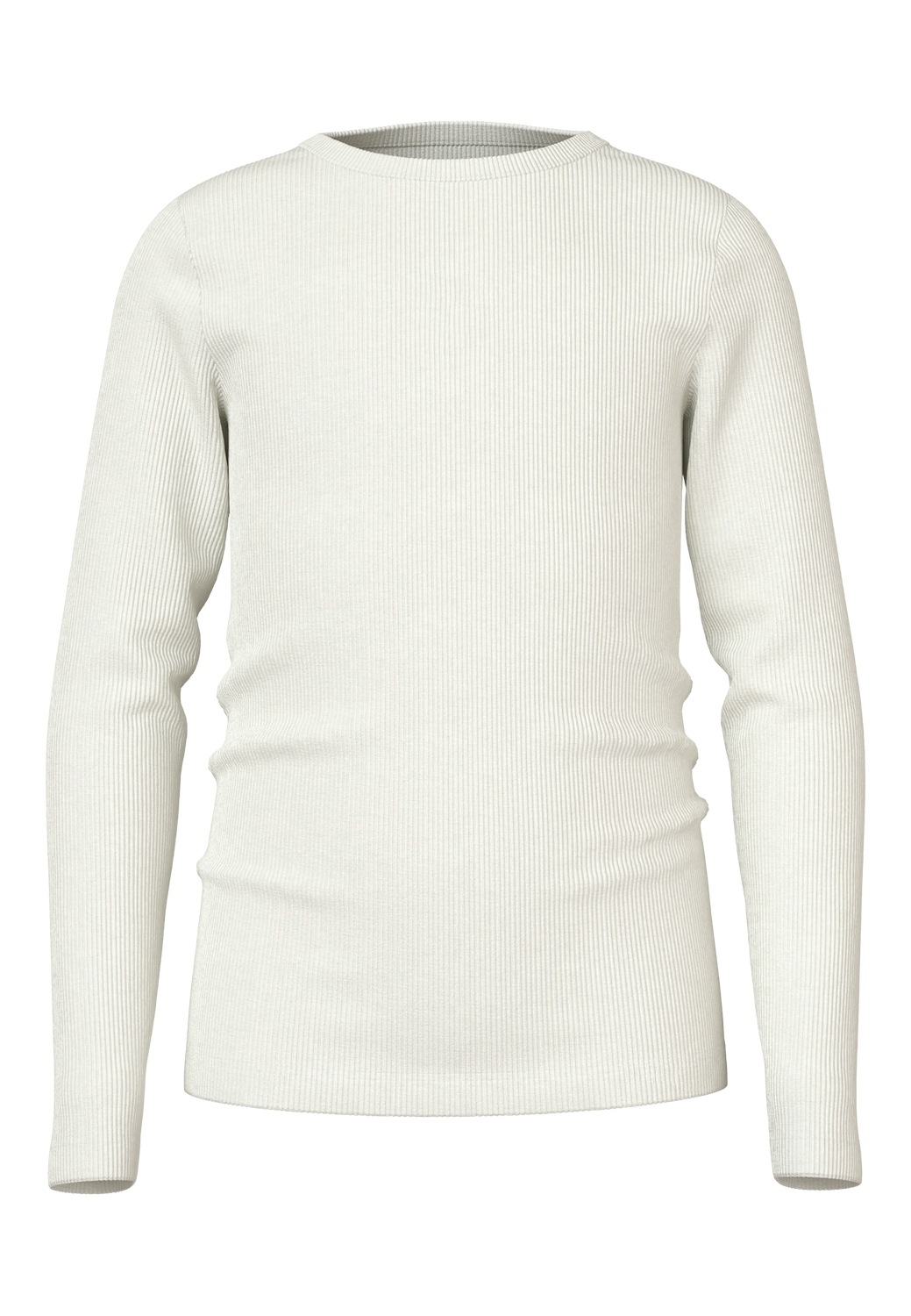 Name It Langarmshirt »NKFNAKAL LS TOP NOOS«, in Basic-Form und leicht gerippter Qualität