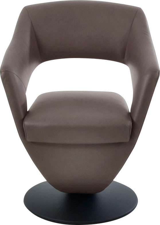 K+W Komfort & Wohnen Drehstuhl "Kansas" () Design Leder-Drehsessel mit hohe günstig online kaufen