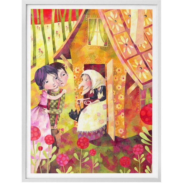 Wall-Art Poster »Märchen Wandbilder Hänsel und Gretel«, Geschichten &  Märchen, (1 St.), Poster, Wandbild, Bild, Wandposter kaufen | BAUR