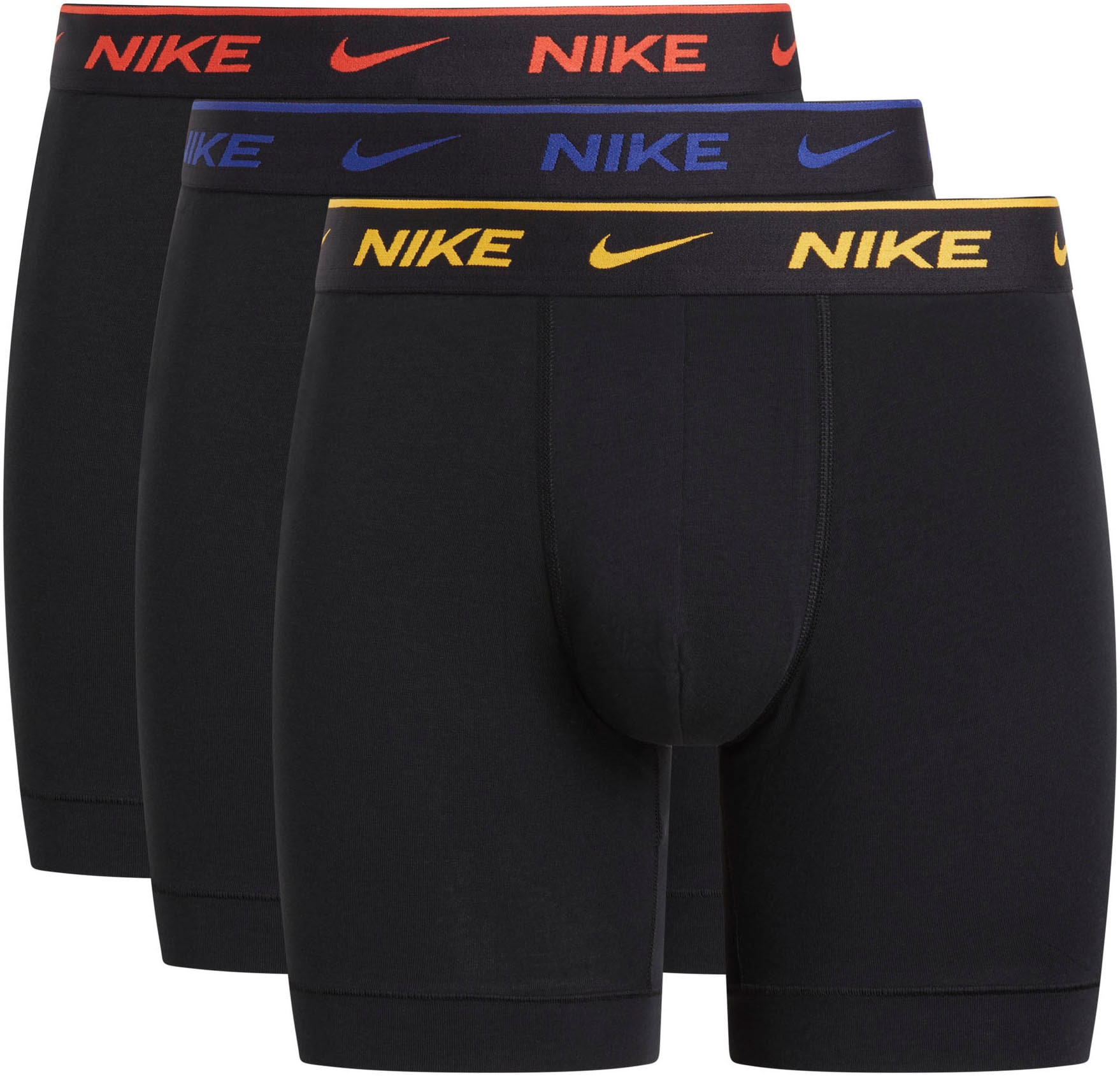 NIKE Underwear Boxershorts »BOXER BRIEF 3PK«, (Packung, 3 St., 3er), mit NIKE Logo-Elastikbund