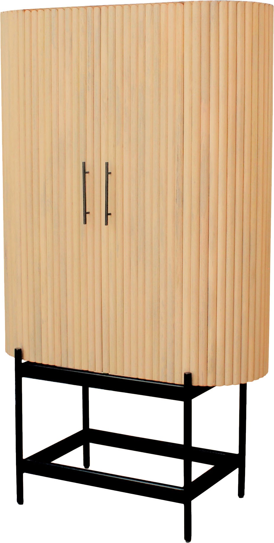 SIT Mehrzweckschrank, (1 St.), Lamellen-Design im Retro Stil