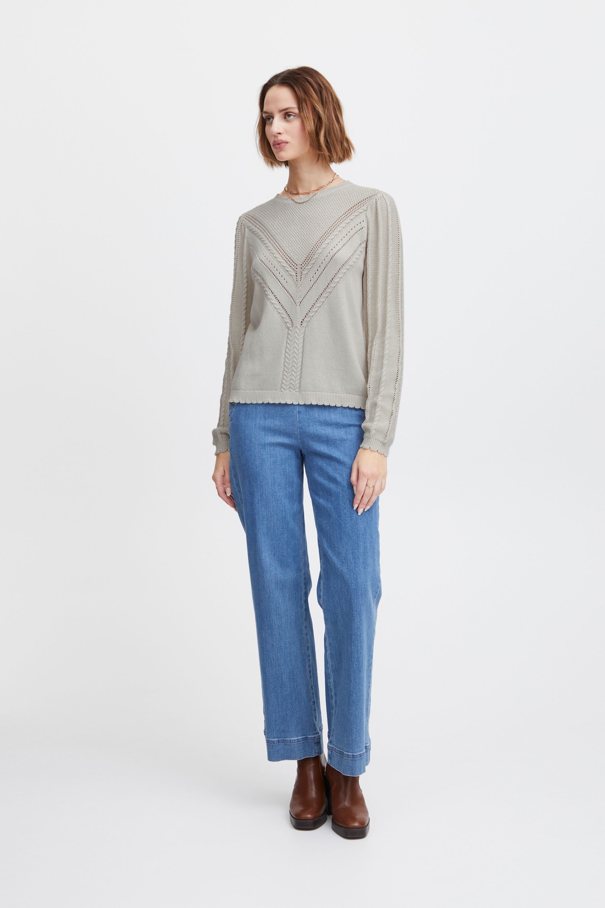 ATELIER RÊVE Strickfleece-Pullover »Strickpullover IRMadele«