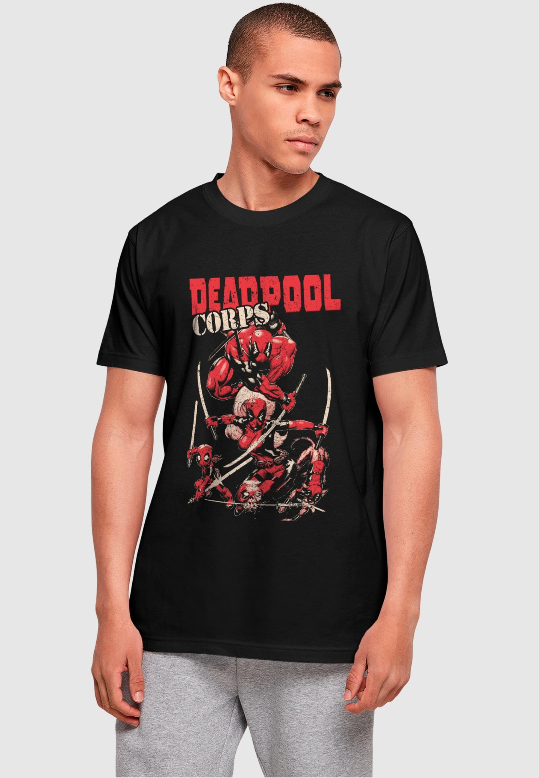 ABSOLUTE CULT T-Shirt "ABSOLUTE CULT Herren Deadpool - Family Corps T-Shirt günstig online kaufen