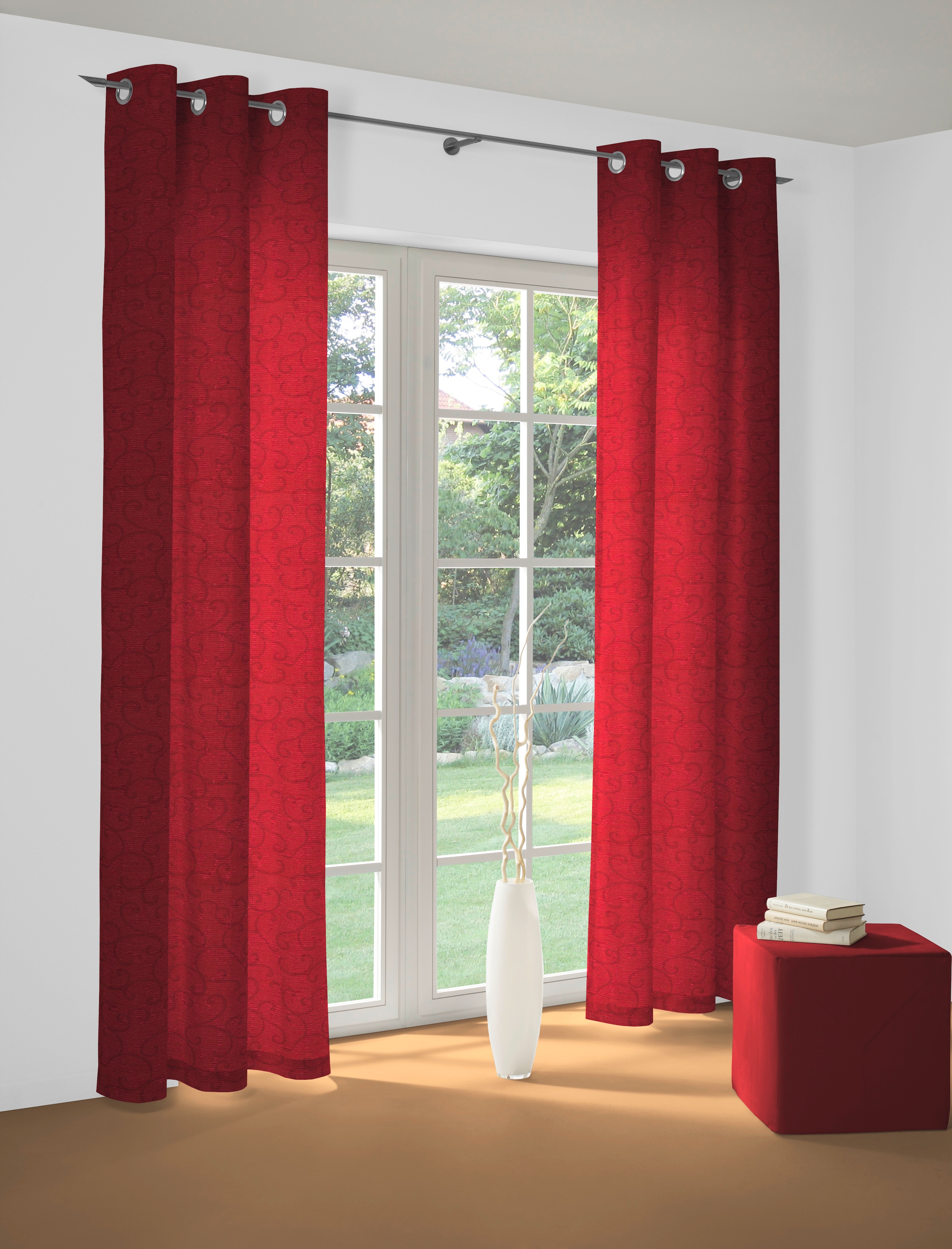 Wirth Vorhang "Toco-Ranke" Ösen 1 Stk. tlg. günstig online kaufen