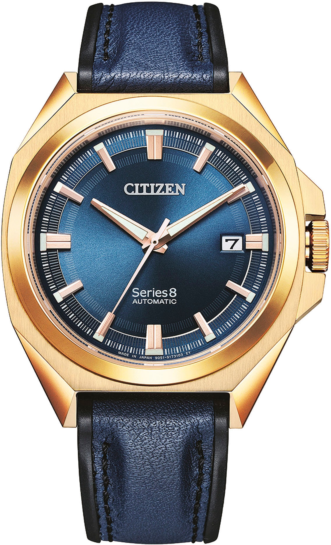 Citizen Automatikuhr »Series 8«, Armbanduhr, Herrenuhr, Mechanische Uhr, analog, Datum, Eco-Drive