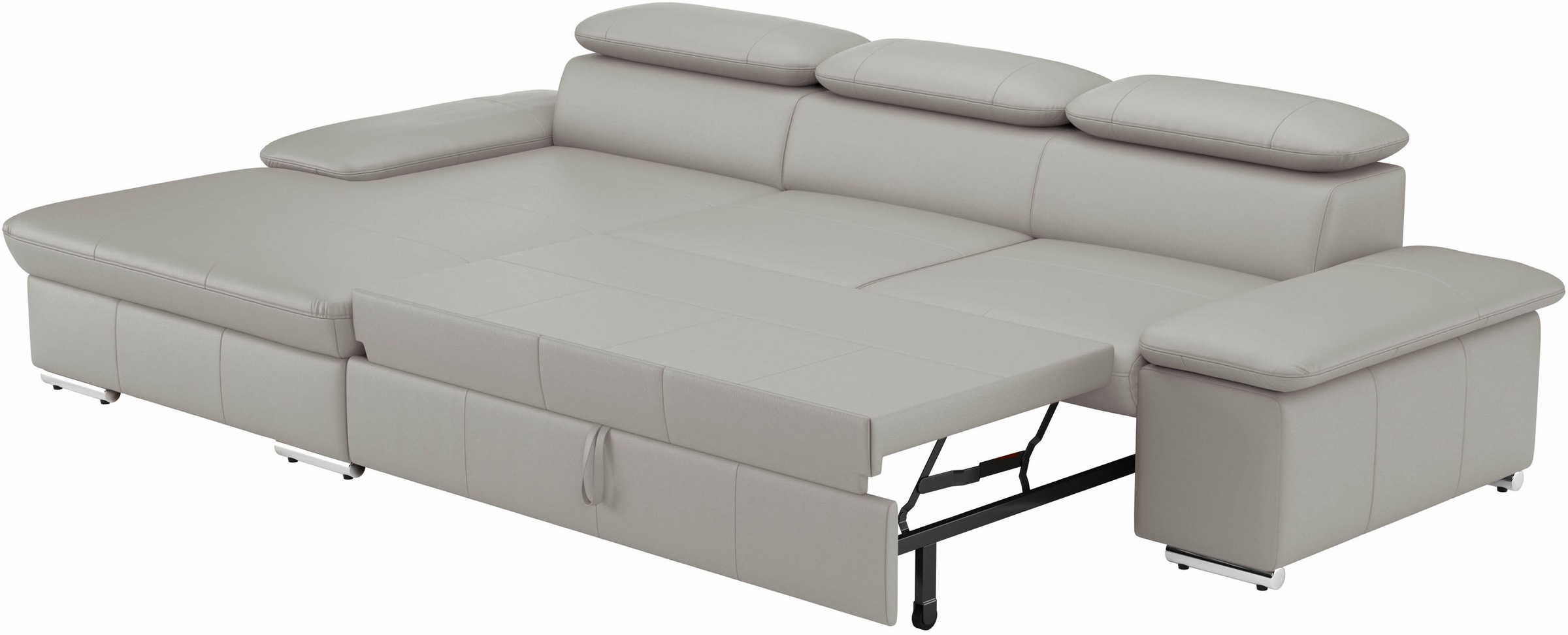 sit&more Ecksofa »Valantine L-Form, B: 286 cm«, mit Arm- & Kopfteilverstellung, optional mit Bettfunktion