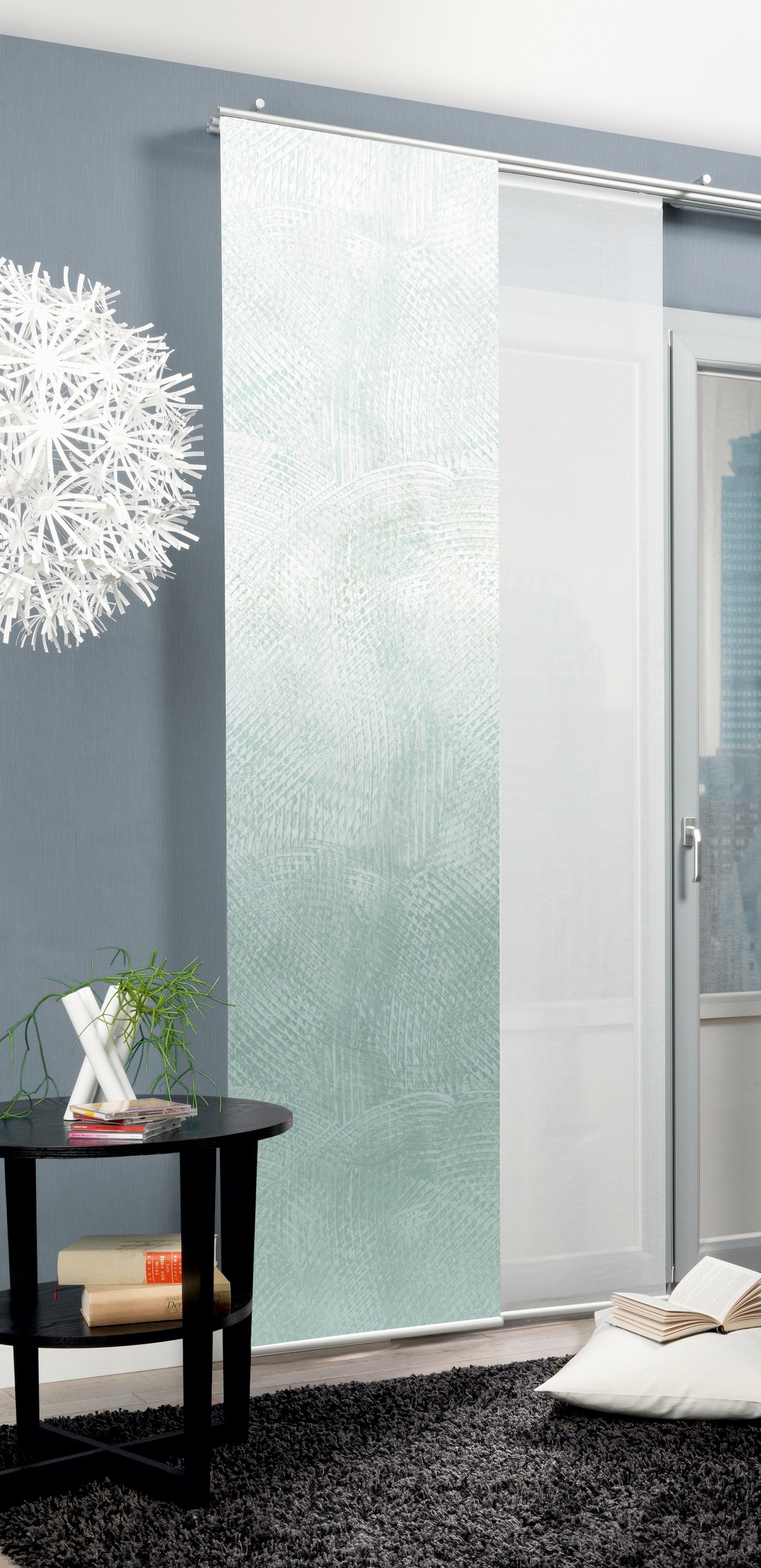 HOME WOHNIDEEN Schiebegardine "SIRALIA" Paneelwagen 1 Stk. tlg. SCHIEBEVORH günstig online kaufen