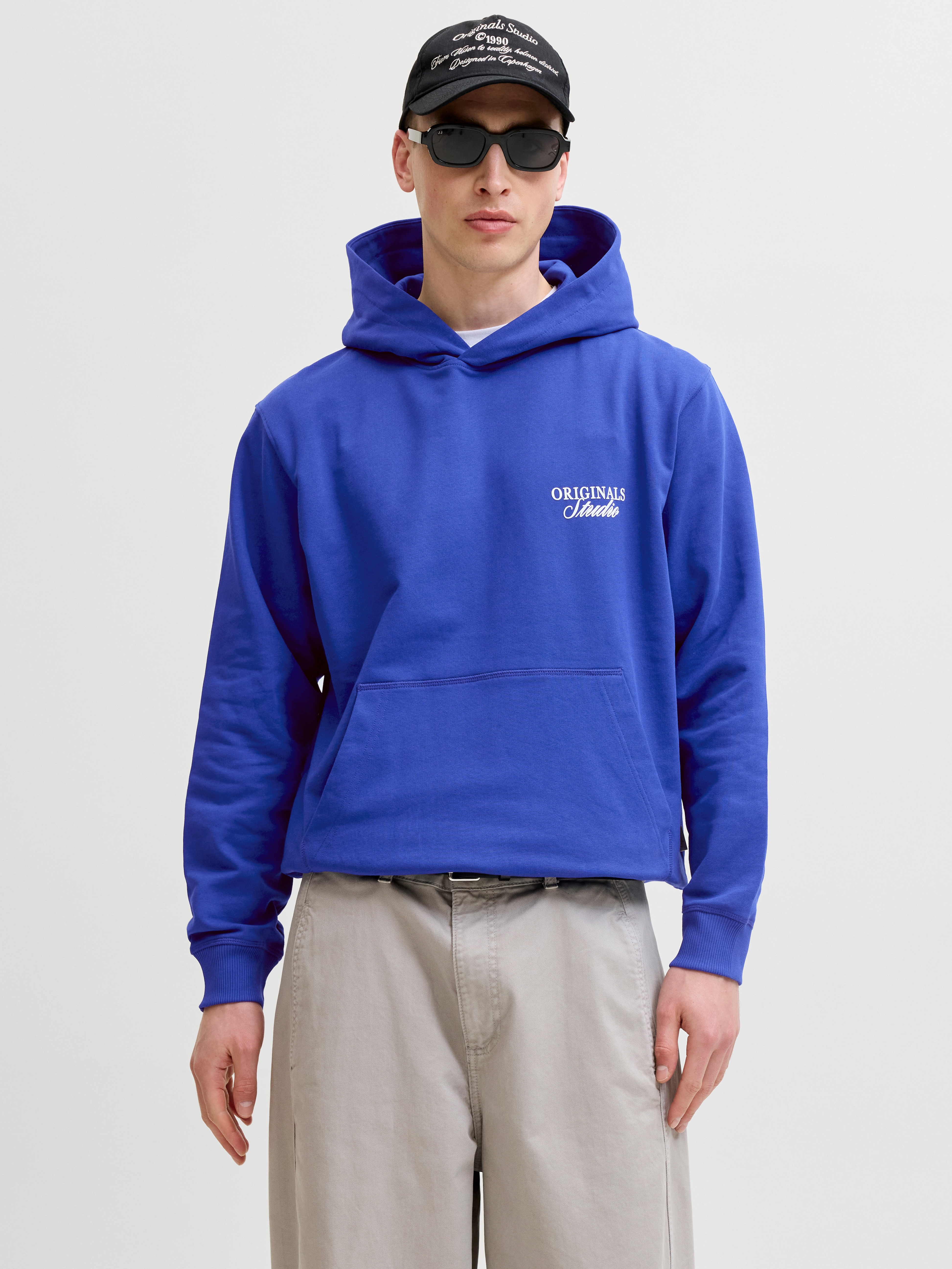 Jack & Jones Kapuzensweatshirt "JORNORREBRO TYPO BACK SWEAT HOOD SN", mit Print