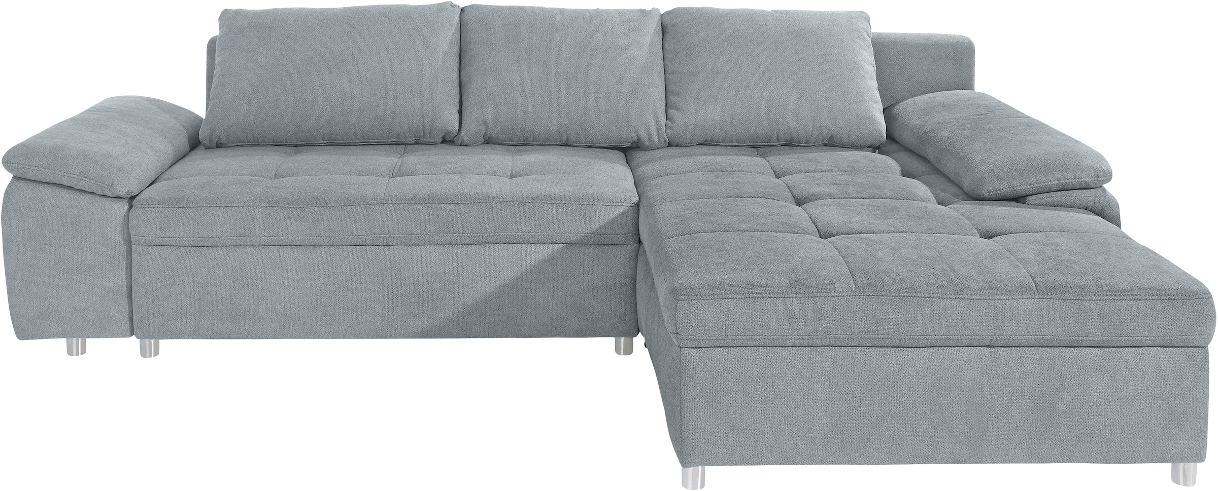 sit&more Ecksofa Labene, wahlweise mit Bettfunktion und Bettkasten, inkl. Rückenkissen