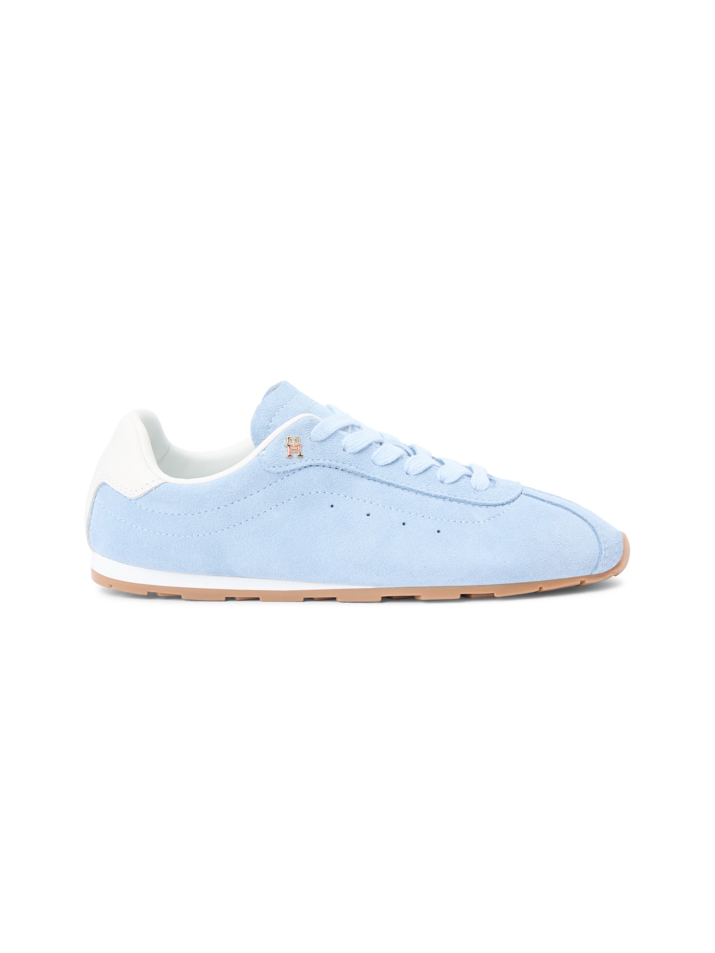 Tommy Hilfiger TH Bella Low Runner Suede Sneaker Light Blue 38 3
