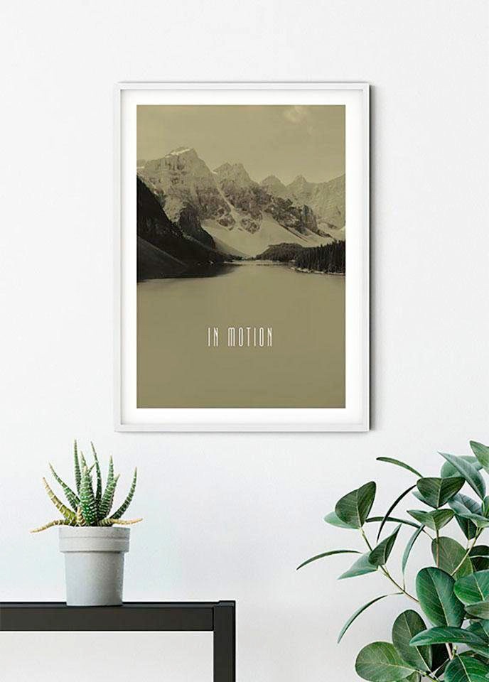 Komar Bild »Word Lake In Motion Sand«, Natur, (1 St.), Wandbild zur Dekoration - ohne Rahmen