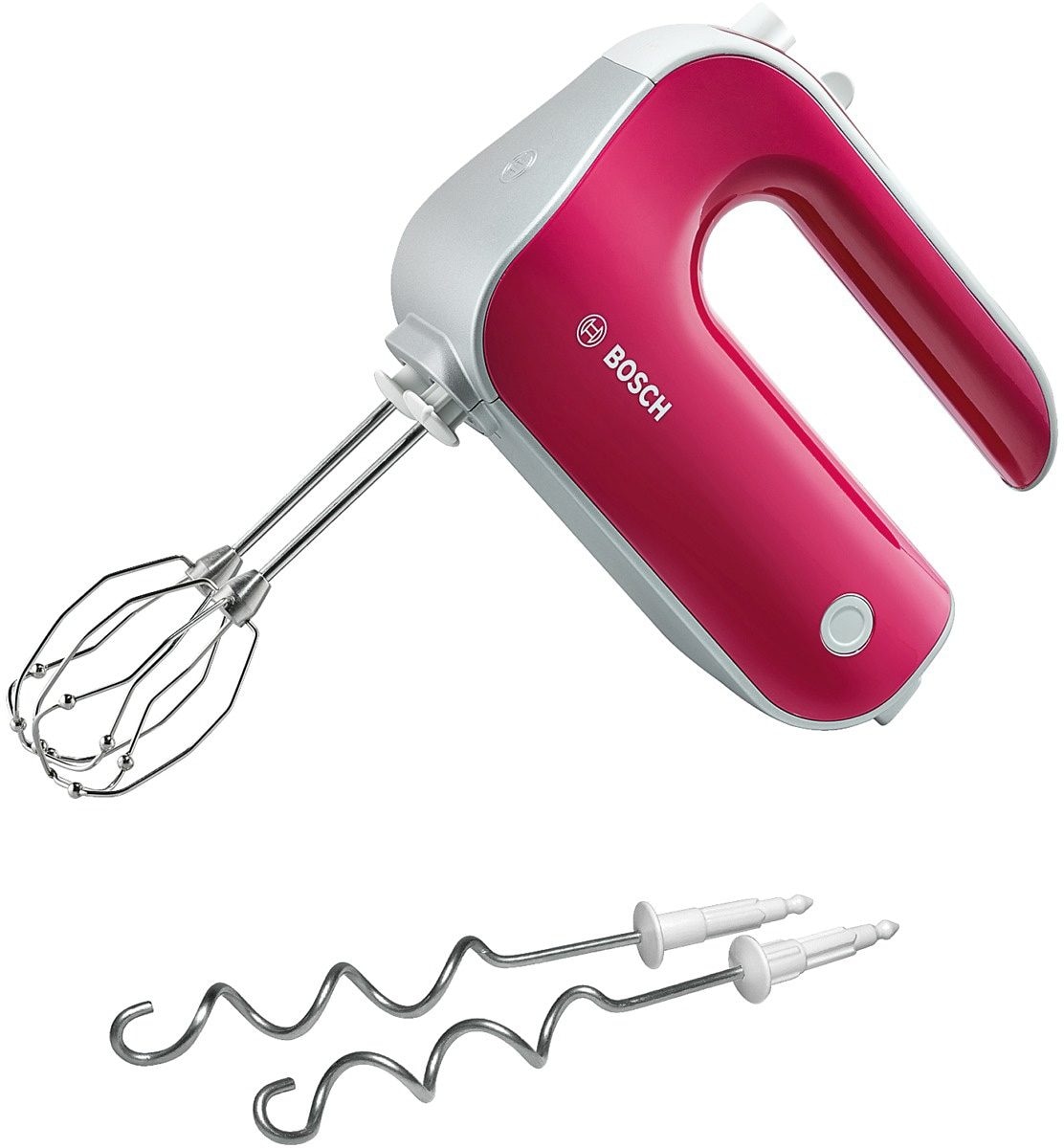 BOSCH Handmixer »Styline Colour MFQ40304«, Turbostufe, BAUR plus 2 Stufen | bestellen 5 W, 500 2 online Edelstahl-Knethaken Rührbesen