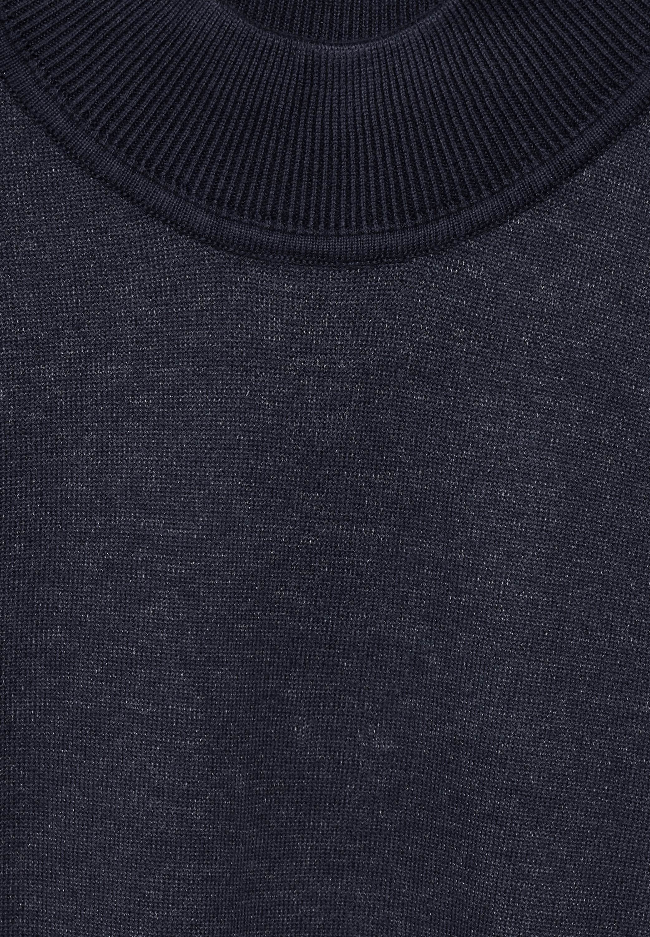 STREET ONE MEN Rollkragenpullover, in Melange Optik