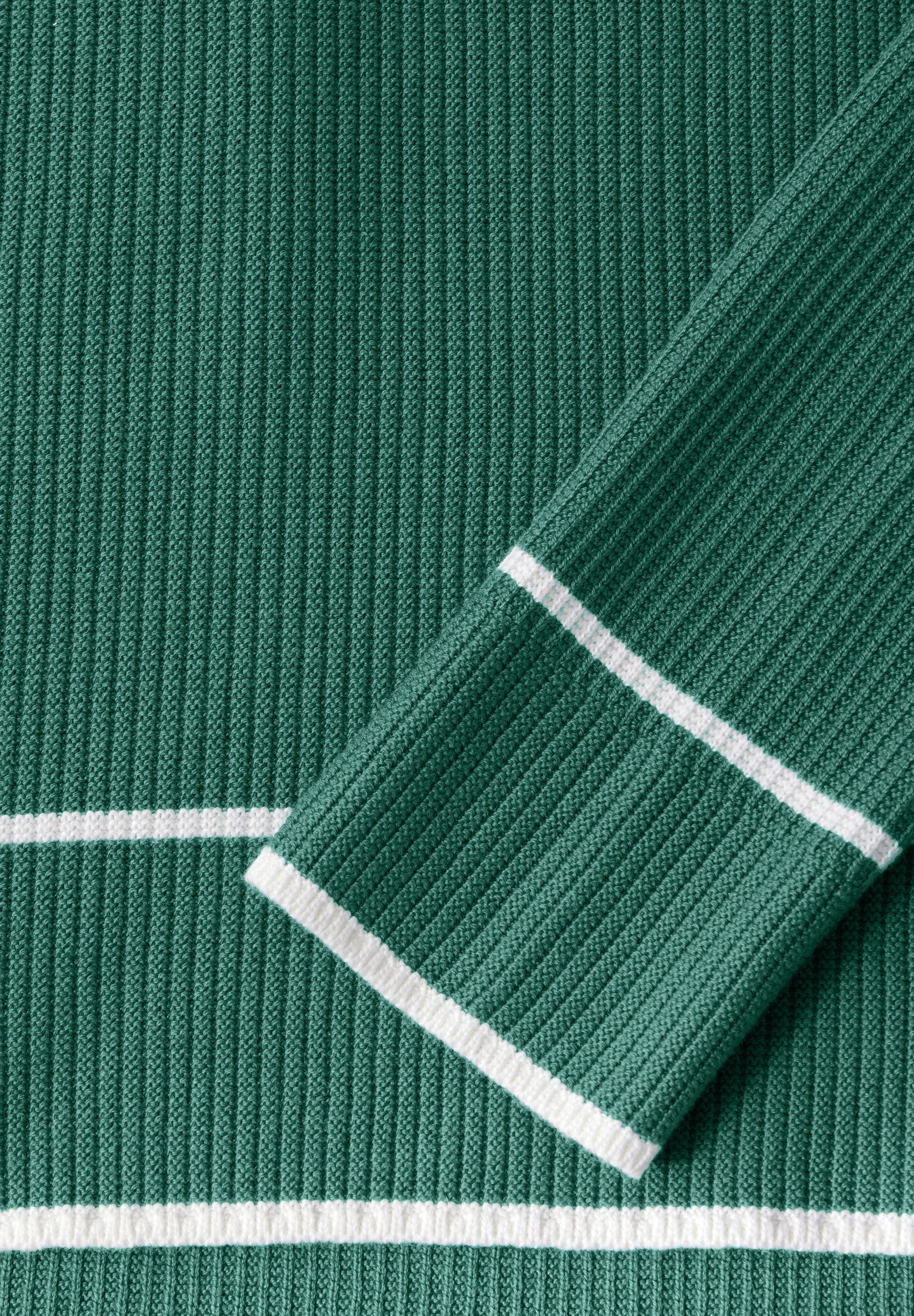 STREET ONE Strickpullover, aus Feinstrick