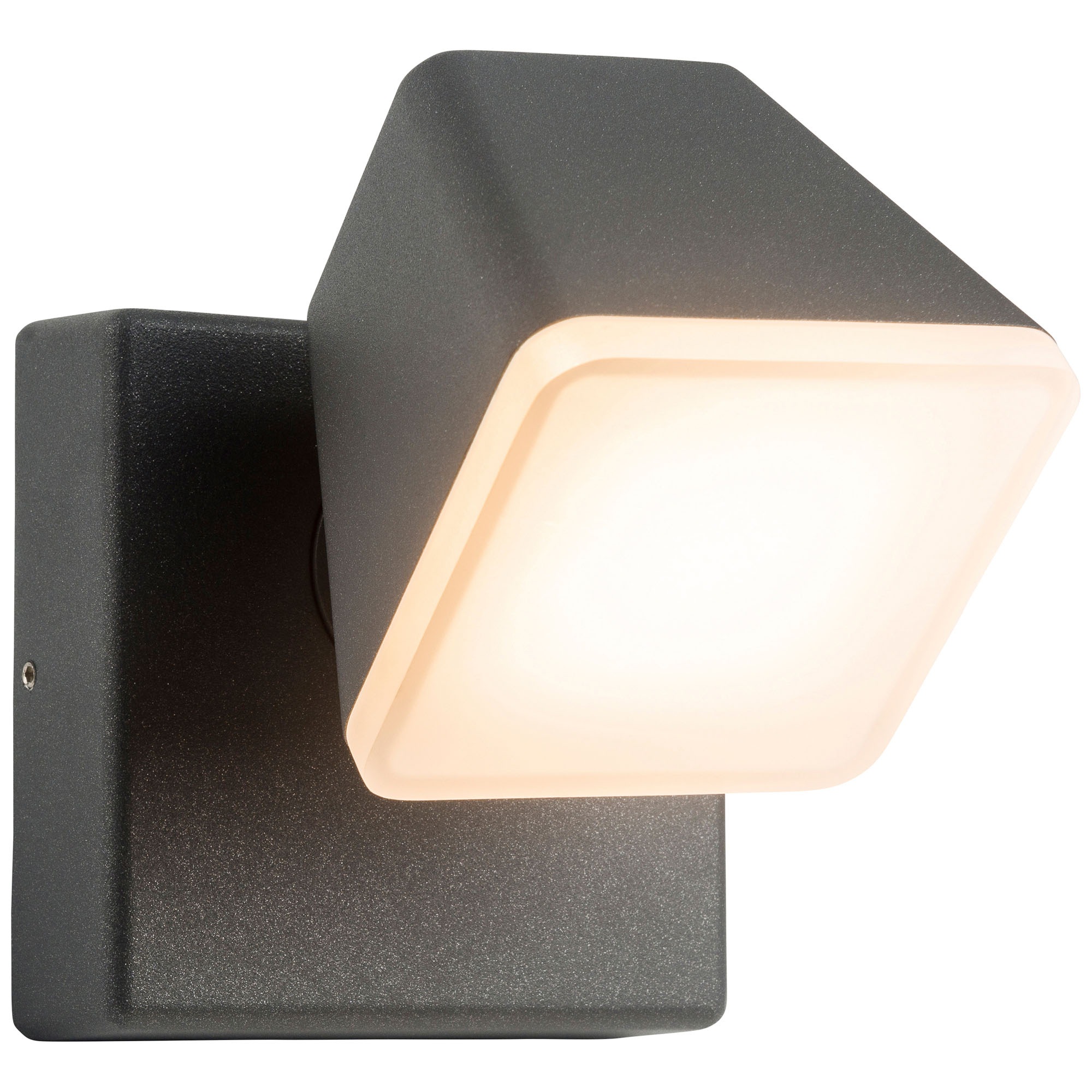 AEG Außensockelleuchte Leguro – 50 Cm, 7 W LED, Anthrazit/weiß – IP54, Mit Nanobeschichtung