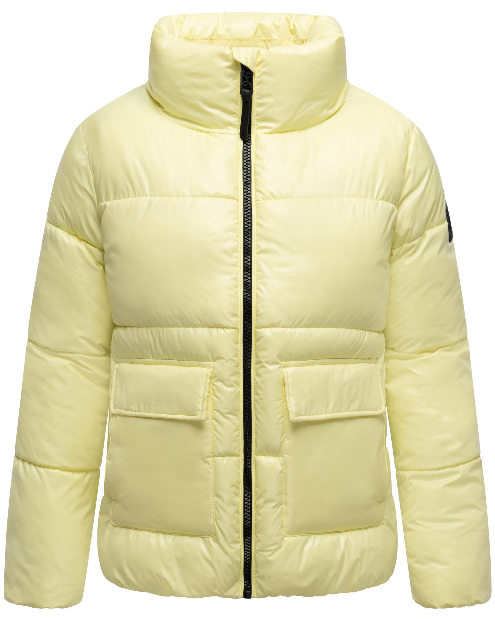Navahoo Kurzjacke "Eispracht 14" ohne Kapuze Kurze gesteppte Damen Winterjacke