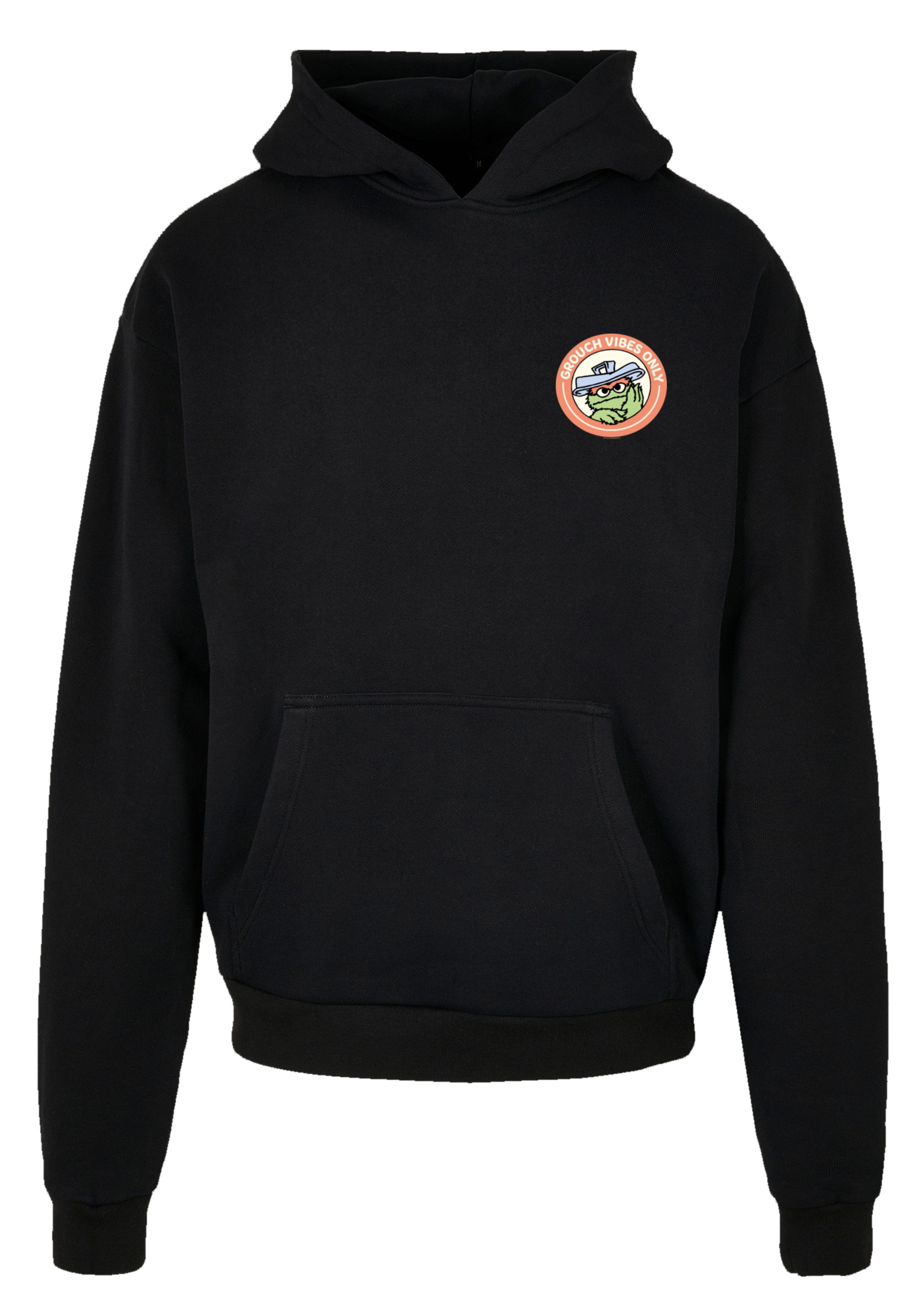 F4NT4STIC Kapuzenpullover »Sesamstraße Grouch Vibes Only«, Premium Qualität