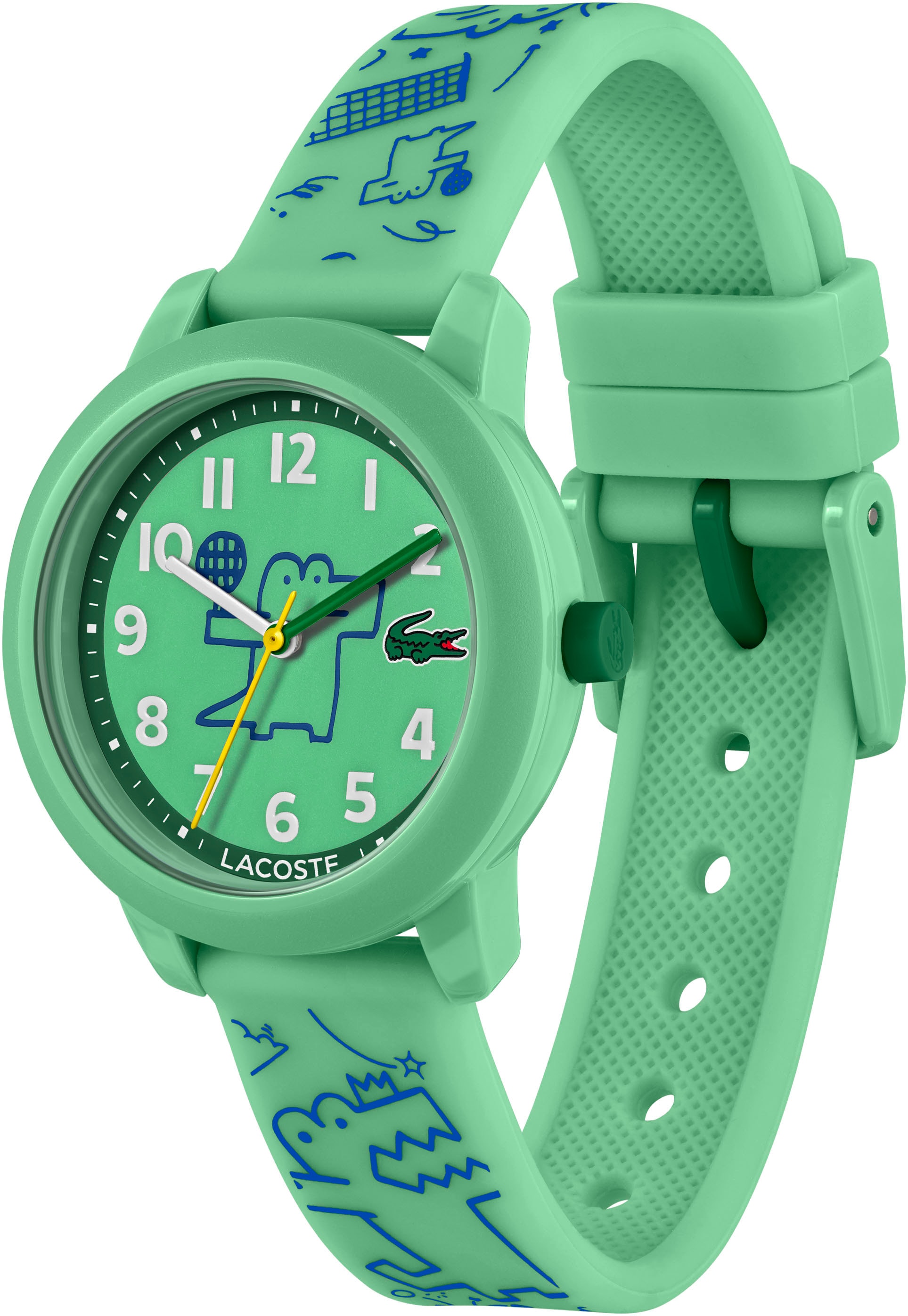 Lacoste Quarzuhr »LACOSTE.12.12 KIDS« Armbanduhr, Kinderuhr, Silikonarmband, Geschenkidee